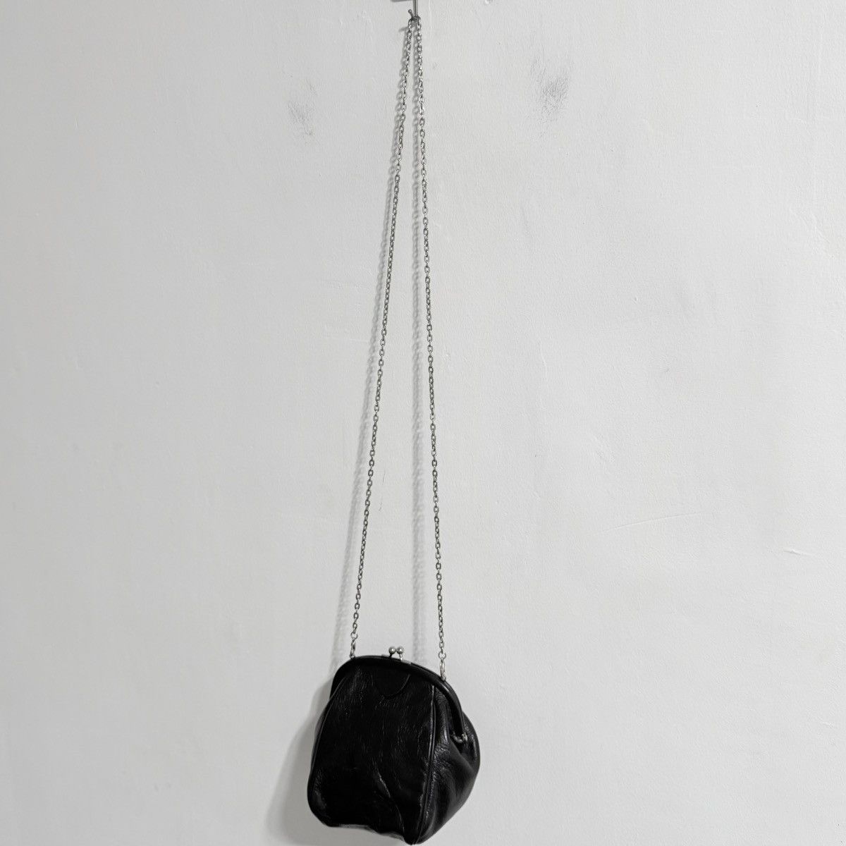 Yohji Yamamoto Yohji Yamamoto - Y’s Kisslock Chain Leather Bag Size ONE SIZE - 14 Thumbnail