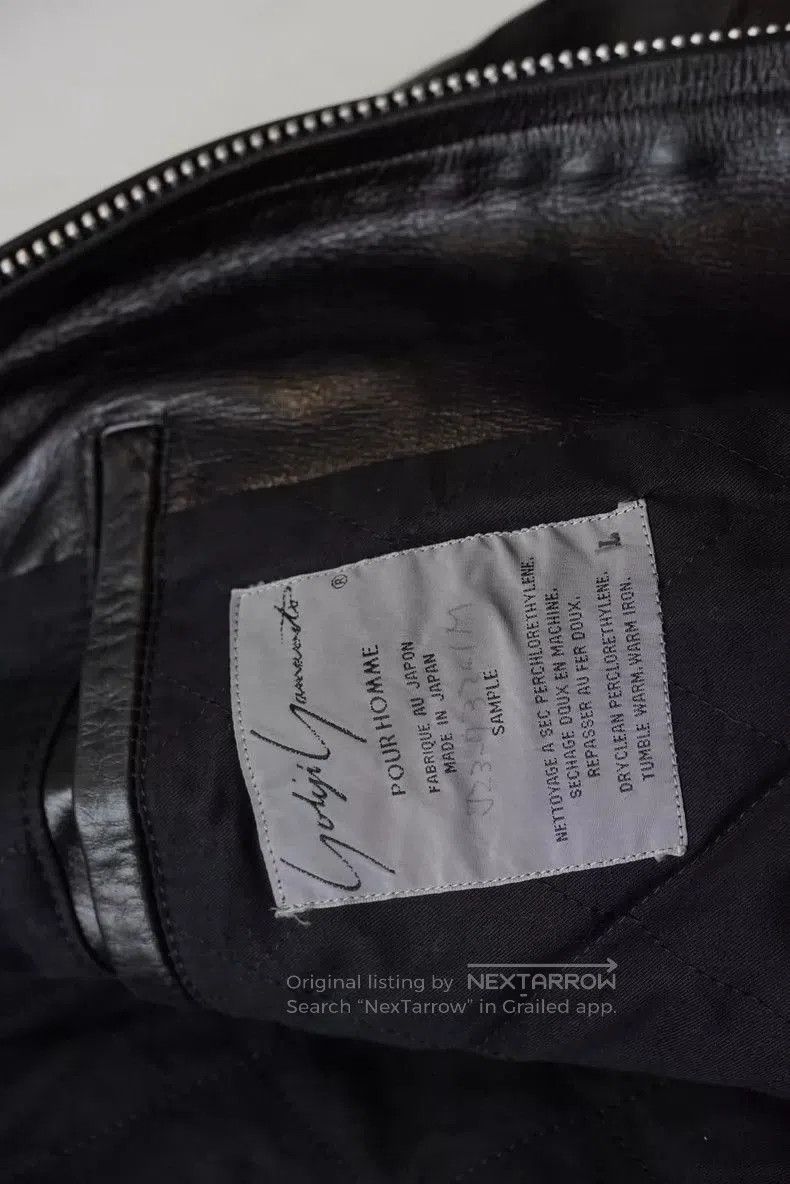 Yohji Yamamoto Yohji Yamamoto Leather Jacket with Floral Design- Size US L / EU 52-54 / 3 - 6 Thumbnail