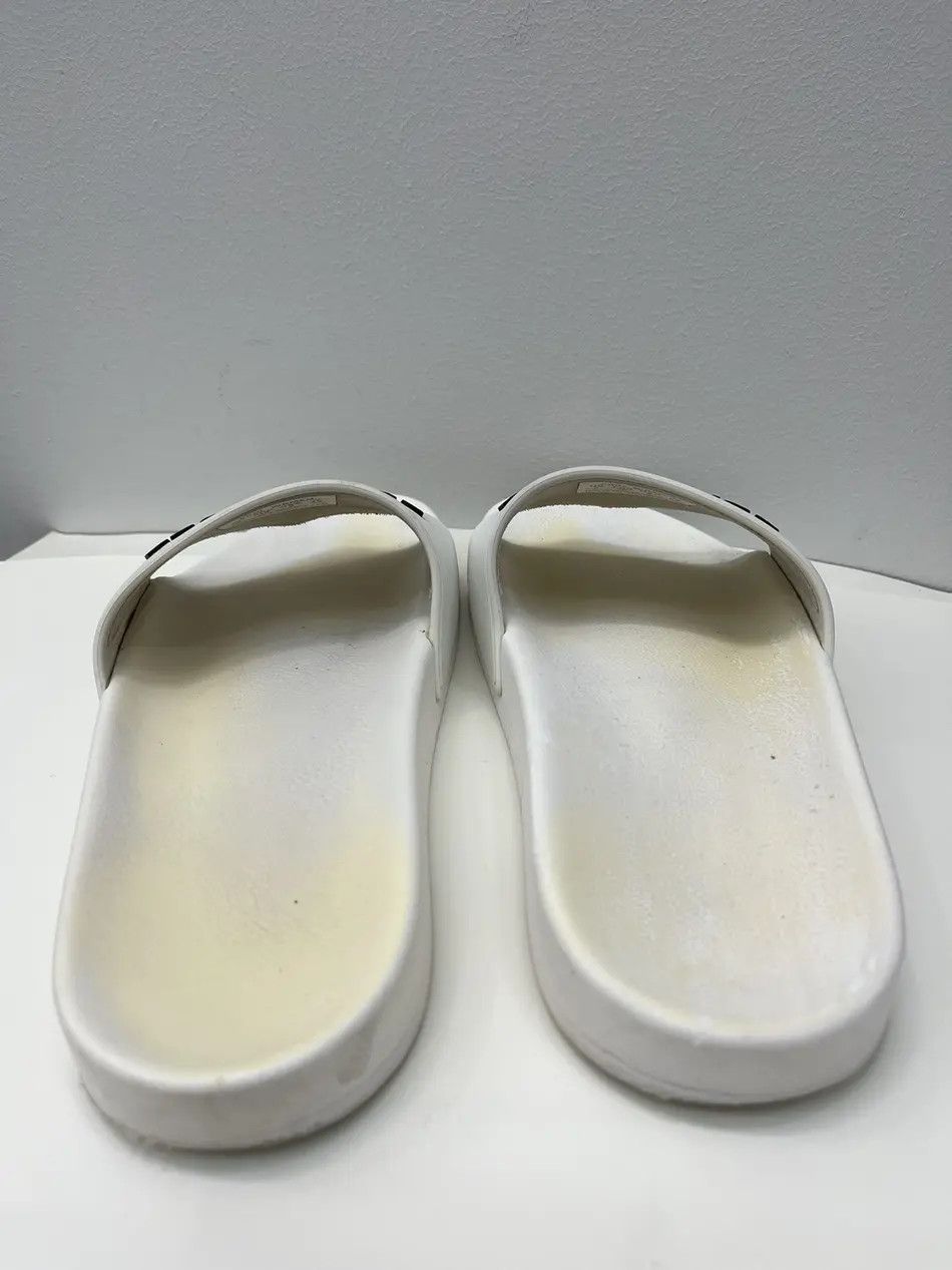 Balenciaga Balenciaga White Logo Slides Size US 8 / IT 38 - 4 Thumbnail