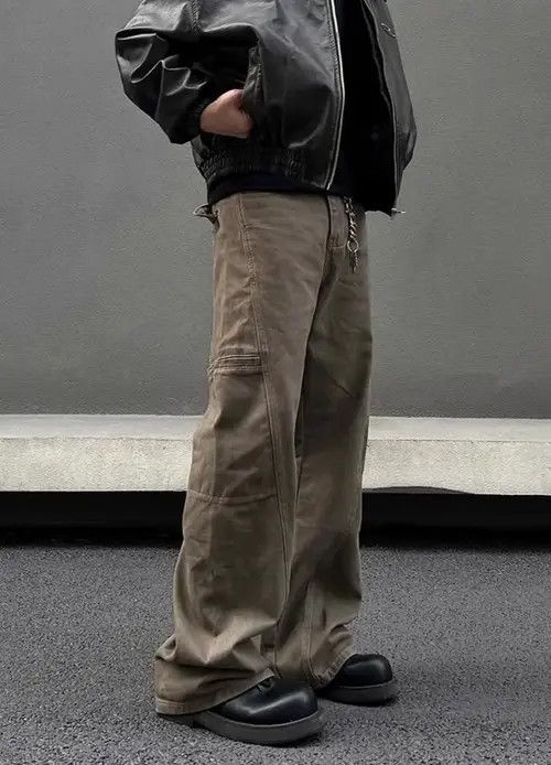 VIBE Y2K Dessert Niche Loose Workwear Jeans Size US 28 / EU 44 - 4 Thumbnail