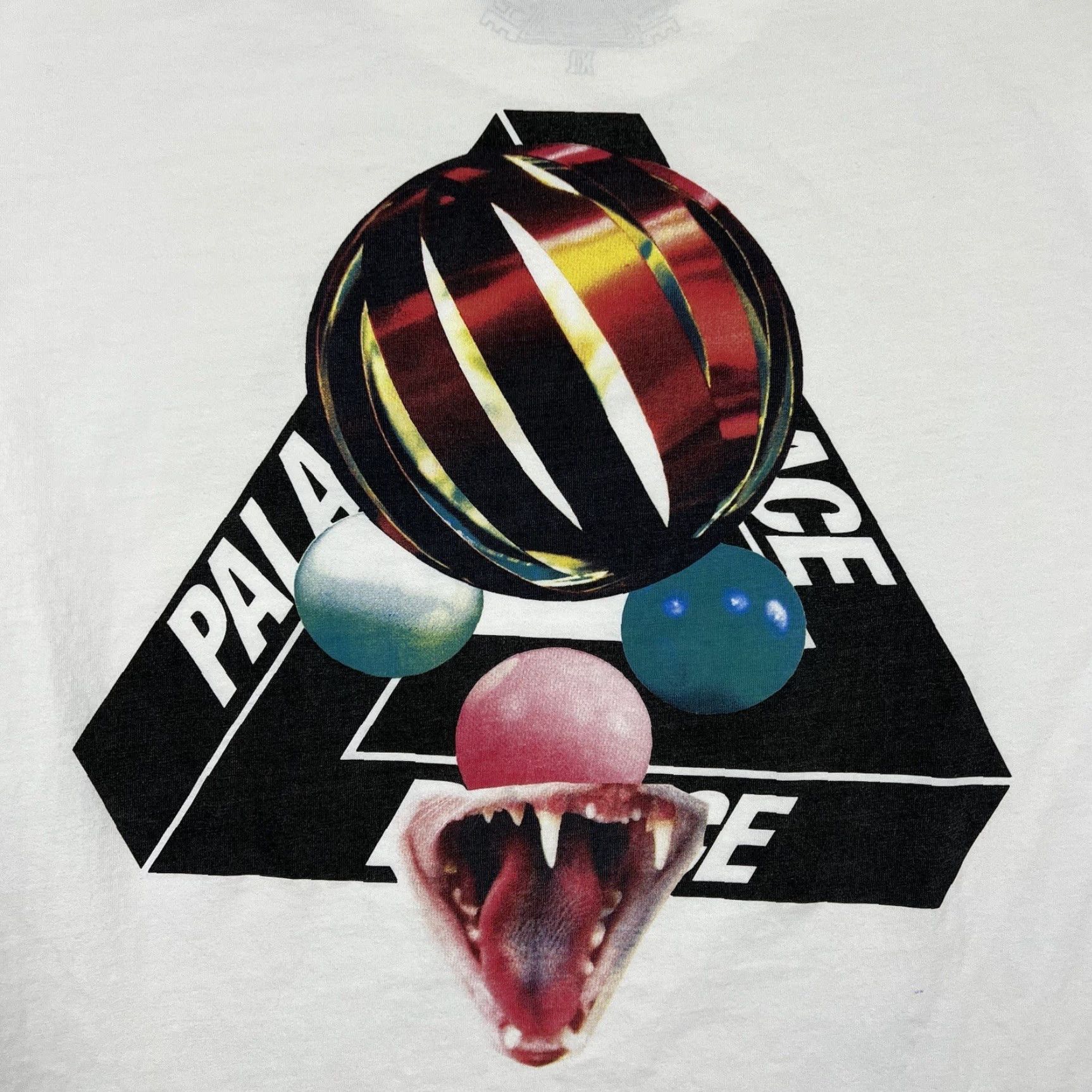 Palace Palace Skateboards White Long Sleeve T-Shirt SS18 Snake Logo Crew Neck Men XL Shirt Size US XL / EU 56 / 4 - 7 Thumbnail