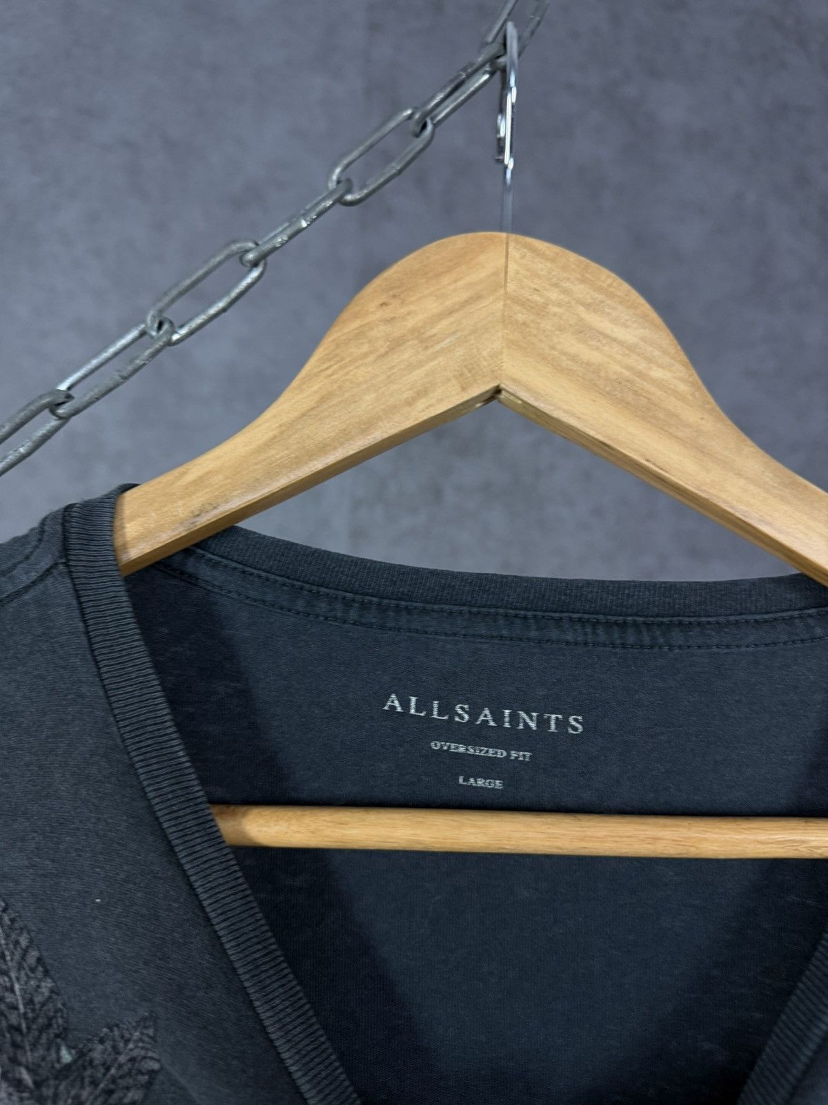Allsaints Allsaints designer art crazy skulls oversized tee Size US L / EU 52-54 / 3 - 4 Thumbnail
