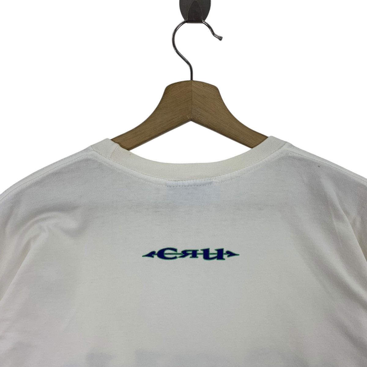 Vintage Vintage CRU spellout surfing tee Size US L / EU 52-54 / 3 - 9 Thumbnail