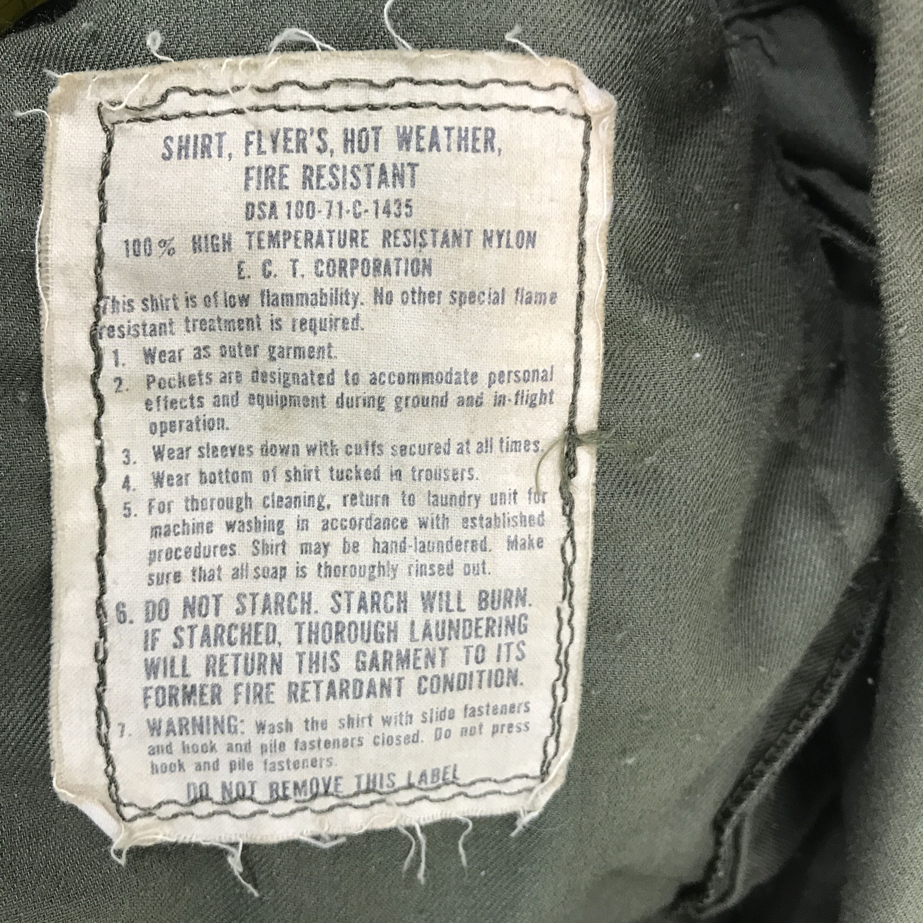 Vintage VTG US ARMY MILITARY ZIPPER DSA-100 JACKET Size US L / EU 52-54 / 3 - 10 Thumbnail