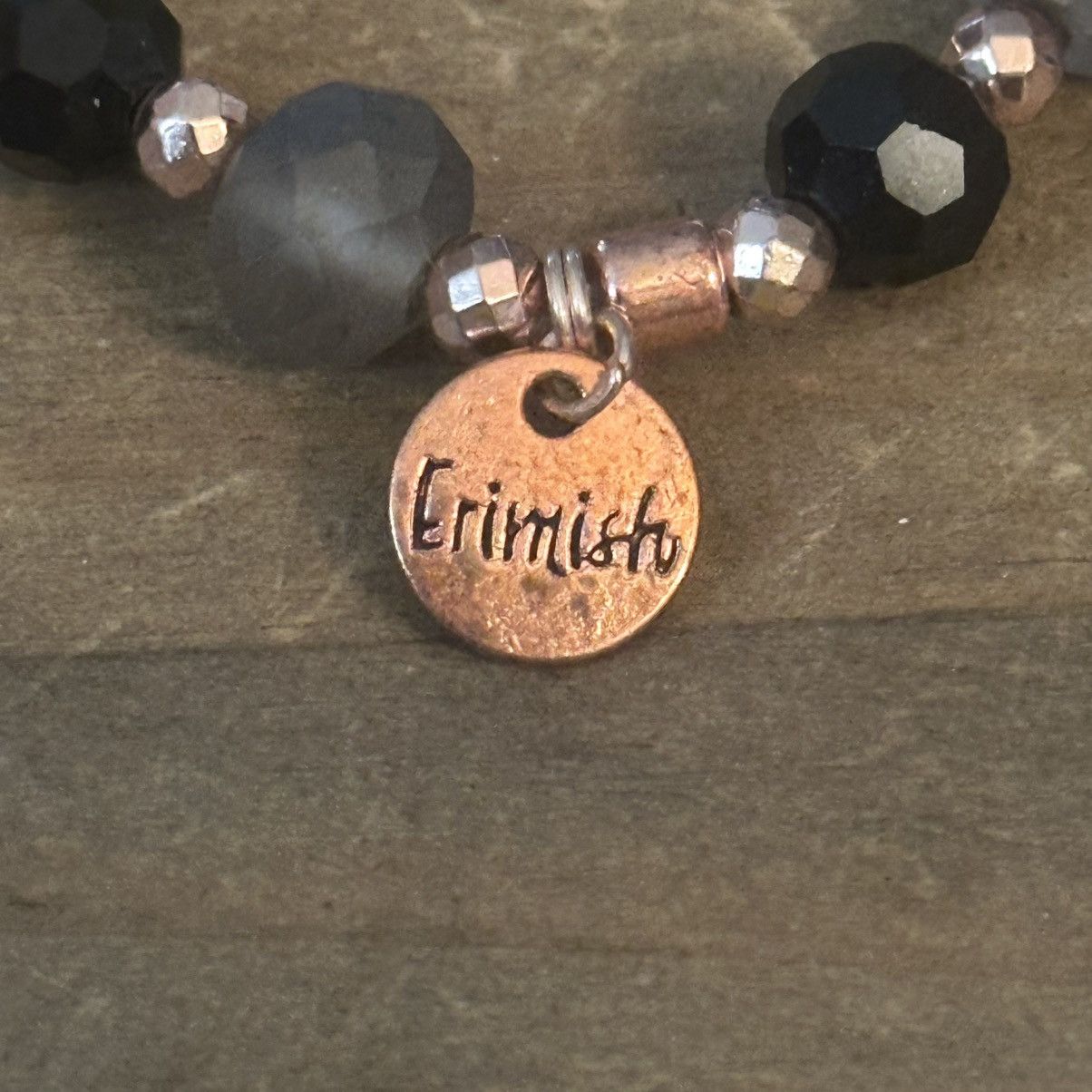 Other Erimish gray and black bead stretch bracelet Size ONE SIZE - 4 Thumbnail