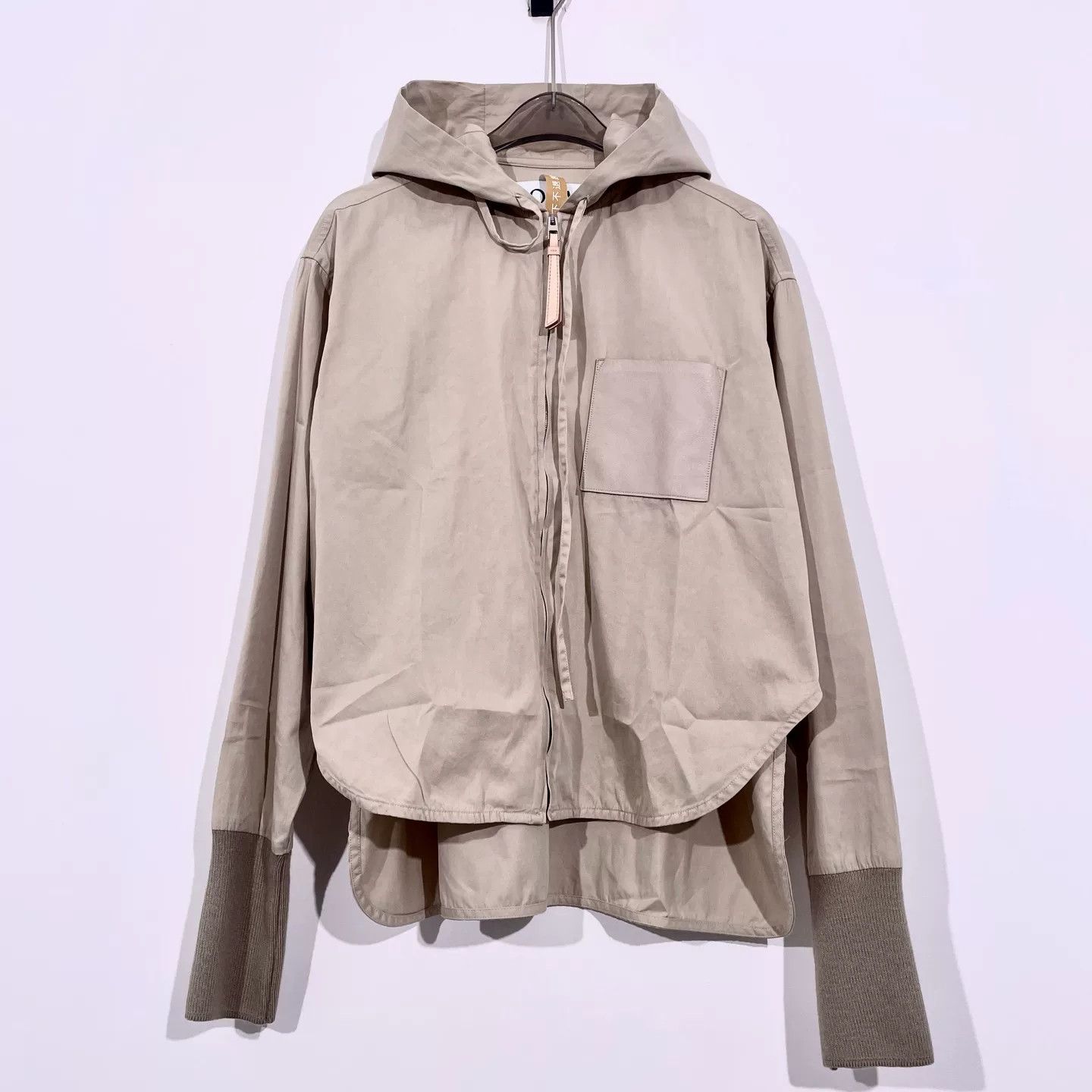Loewe Loewe Beige Zip Hooded Jacket Size US S / EU 44-46 / 1 - 1 Thumbnail