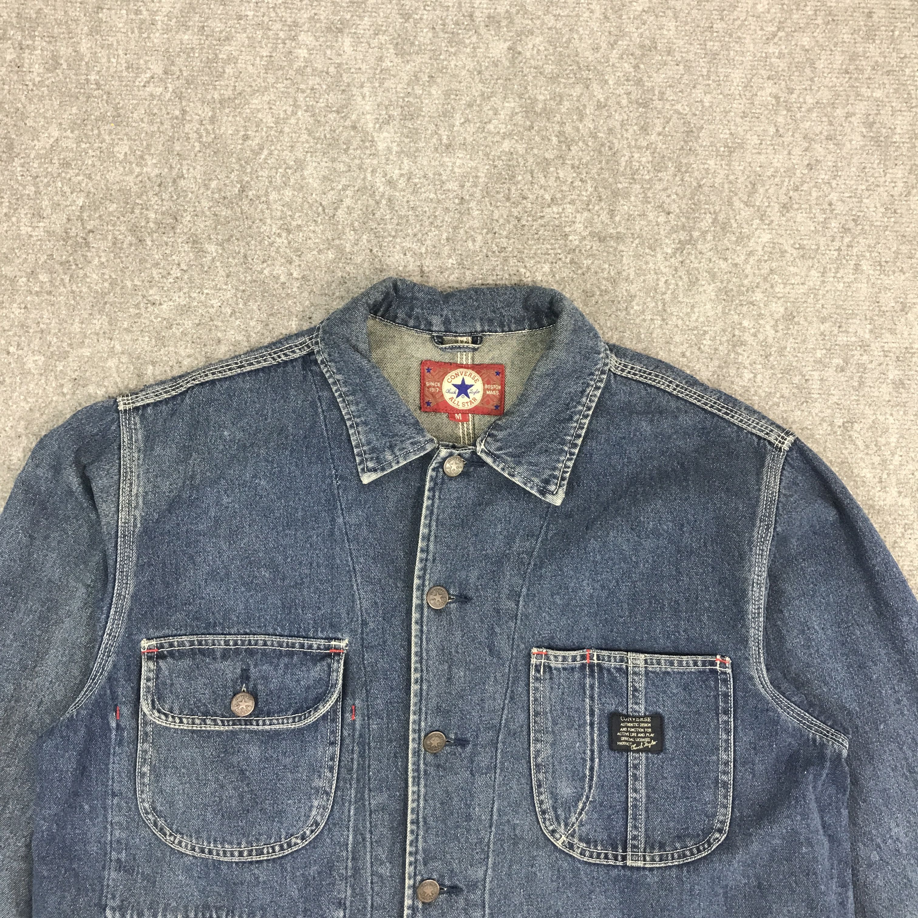 Converse CONVERSE ALL STAR CHORE DENIM JACKET Size US M / EU 48-50 / 2 - 3 Thumbnail