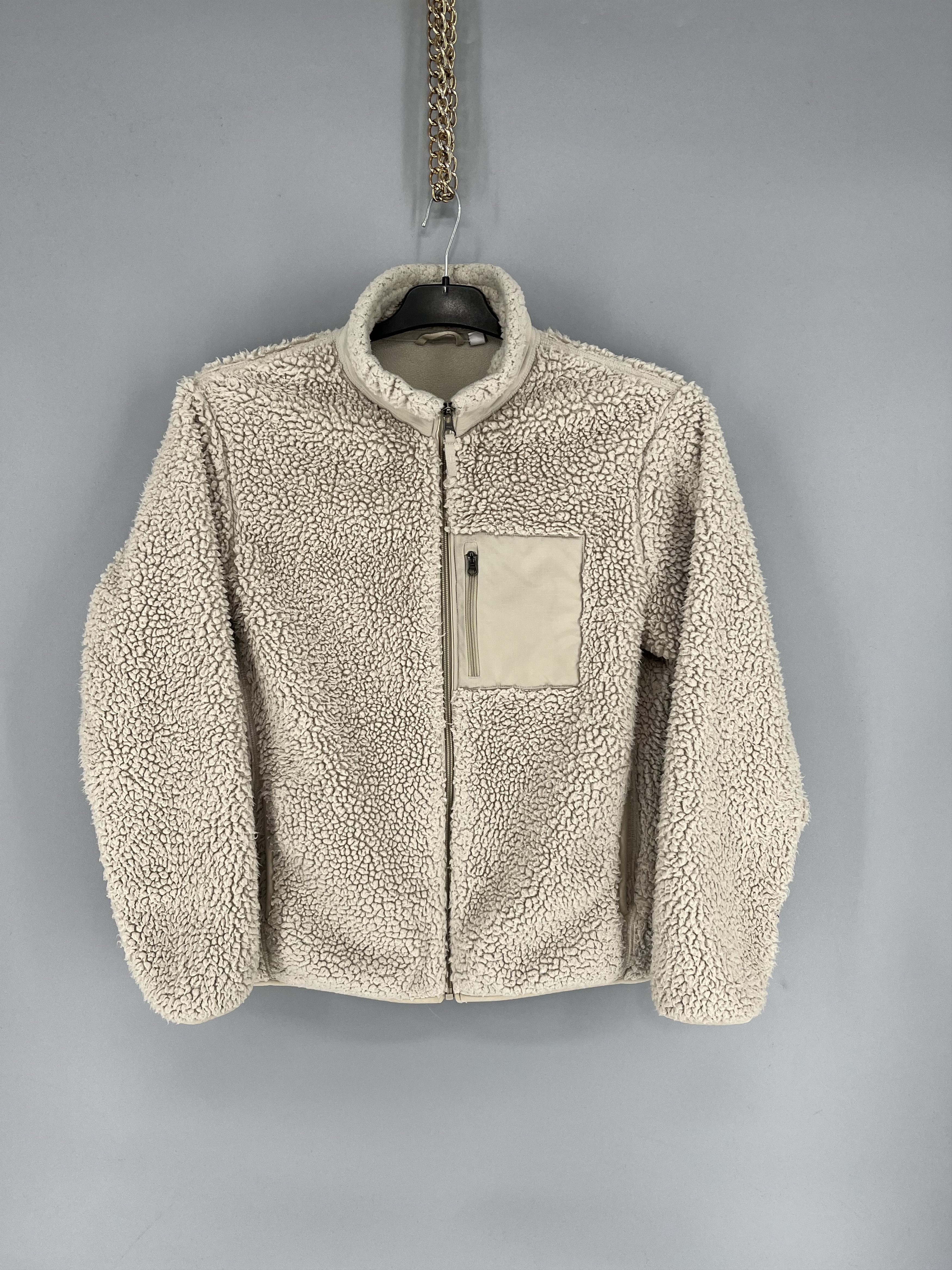Japanese Brand × Uniqlo Vintage Y2K Uniqlo Sherpa White High Pile Fleece Size S / US 4 / IT 40 - 1 Thumbnail