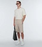 Saint Laurent Paris o1y0325 Short in Beige Size US 30 / EU 46 - 4 Thumbnail