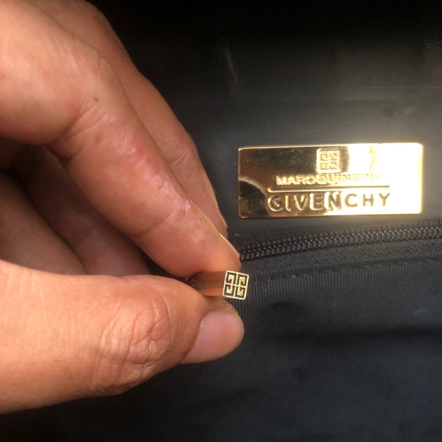 Givenchy 🔥Vintage GIVENCHY 4G Buckle Matte Black Top Handle Kelly Size ONE SIZE - 11 Thumbnail