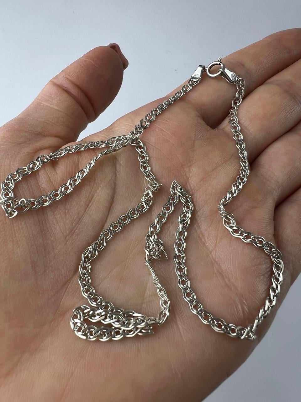 Sterling Silver Vintage Sterling Silver 925 Chain Necklace Signed 5gr Size ONE SIZE - 4 Thumbnail