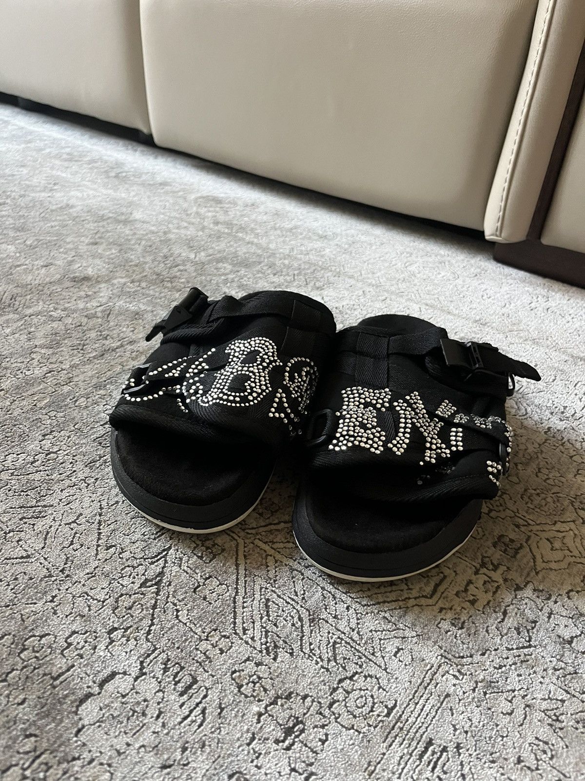 Absent Absent Rhinestone Christo Sandals Size US 7.5 / EU 40-41 - 6 Thumbnail