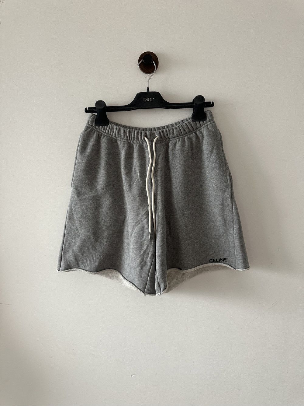 Celine CELINE Logo Sweat Shorts Size S Size US 30 / EU 46 - 1 Thumbnail