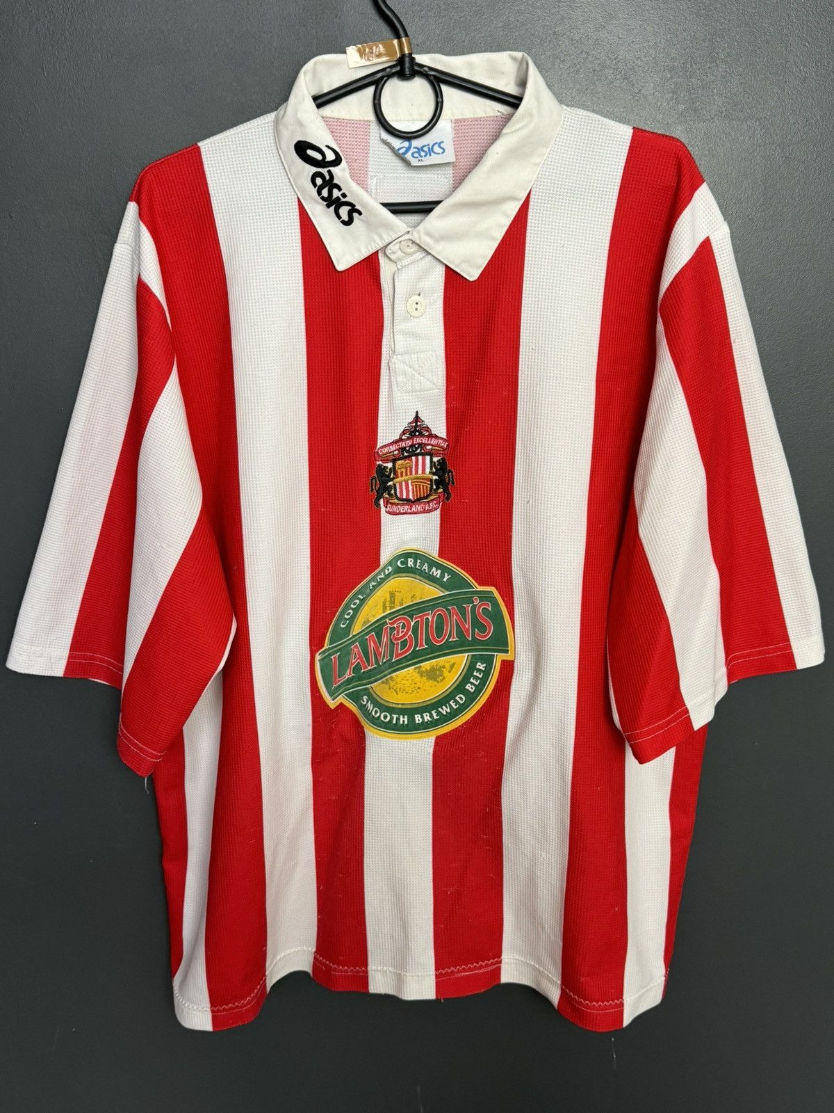 Asics Sunderland 97/99 Home Football Jersey Size US XL / EU 56 / 4 - 1 Thumbnail