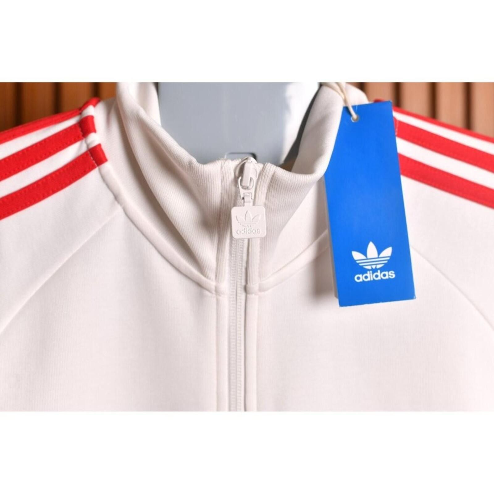 Adidas Adidas 1st Track Top Jacket Retro Small | White | MSRP: $90 Size US S / EU 44-46 / 1 - 7 Thumbnail