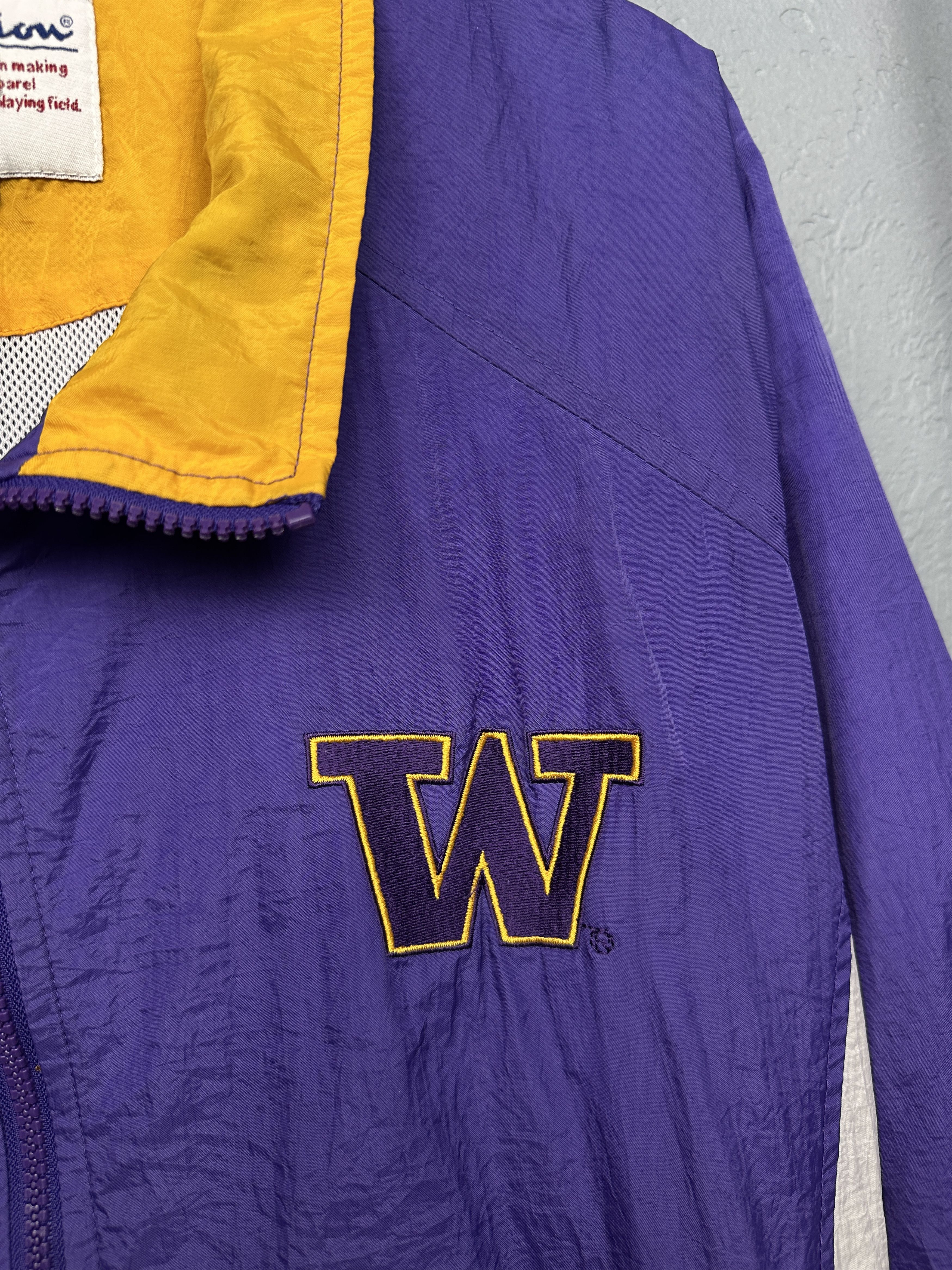 Champion Champion Washington Huskies 90s Vintage Mens Jacket Size US XL / EU 56 / 4 - 3 Thumbnail