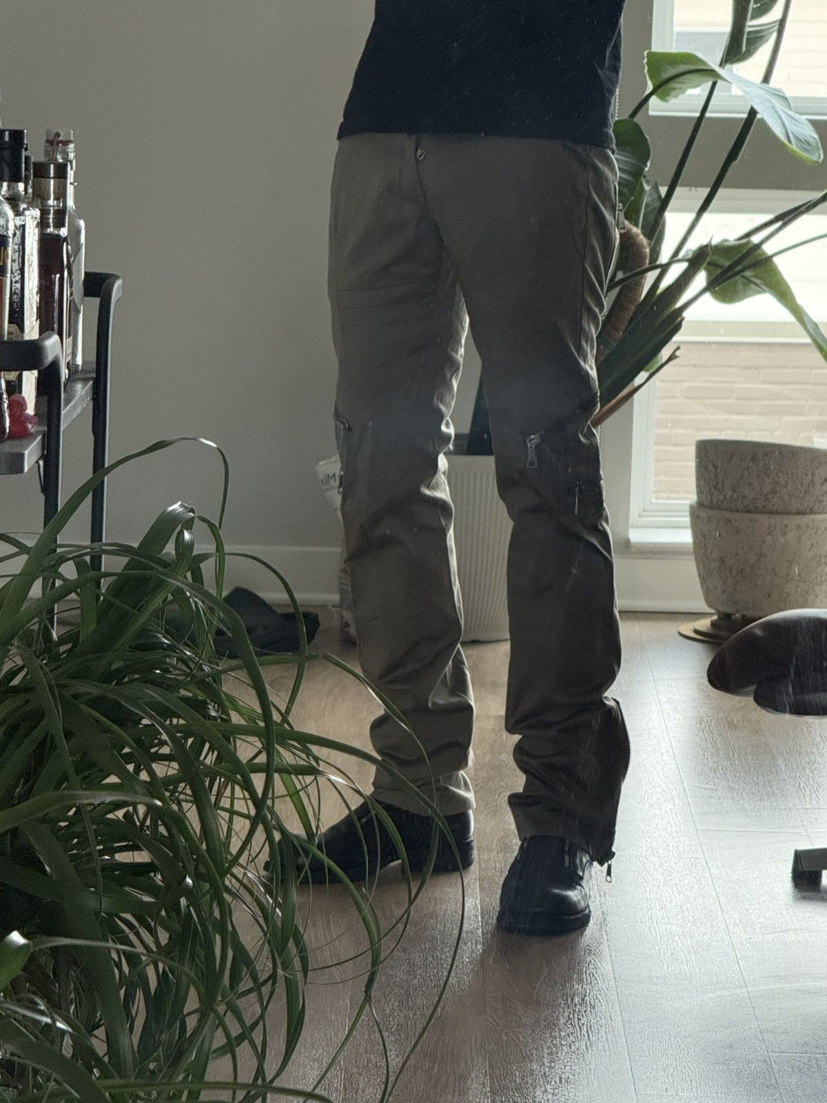 Dolce & Gabbana Dolce And Gabbana Cargo Pants In Khaki Satin Size 48 Size US 32 / EU 48 - 4 Thumbnail