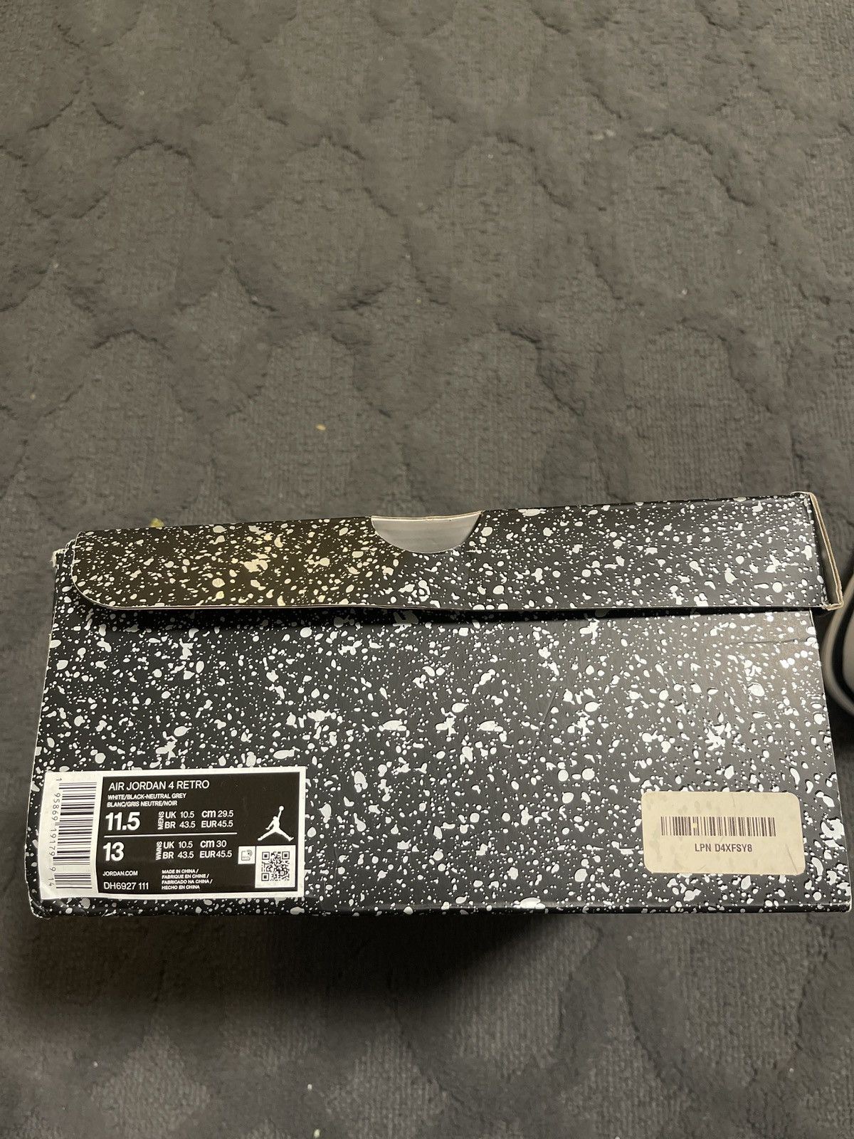 Nike Size 11.5 - Jordan 4 Retro Mid Military Black Size US 11.5 / EU 44-45 - 6 Thumbnail