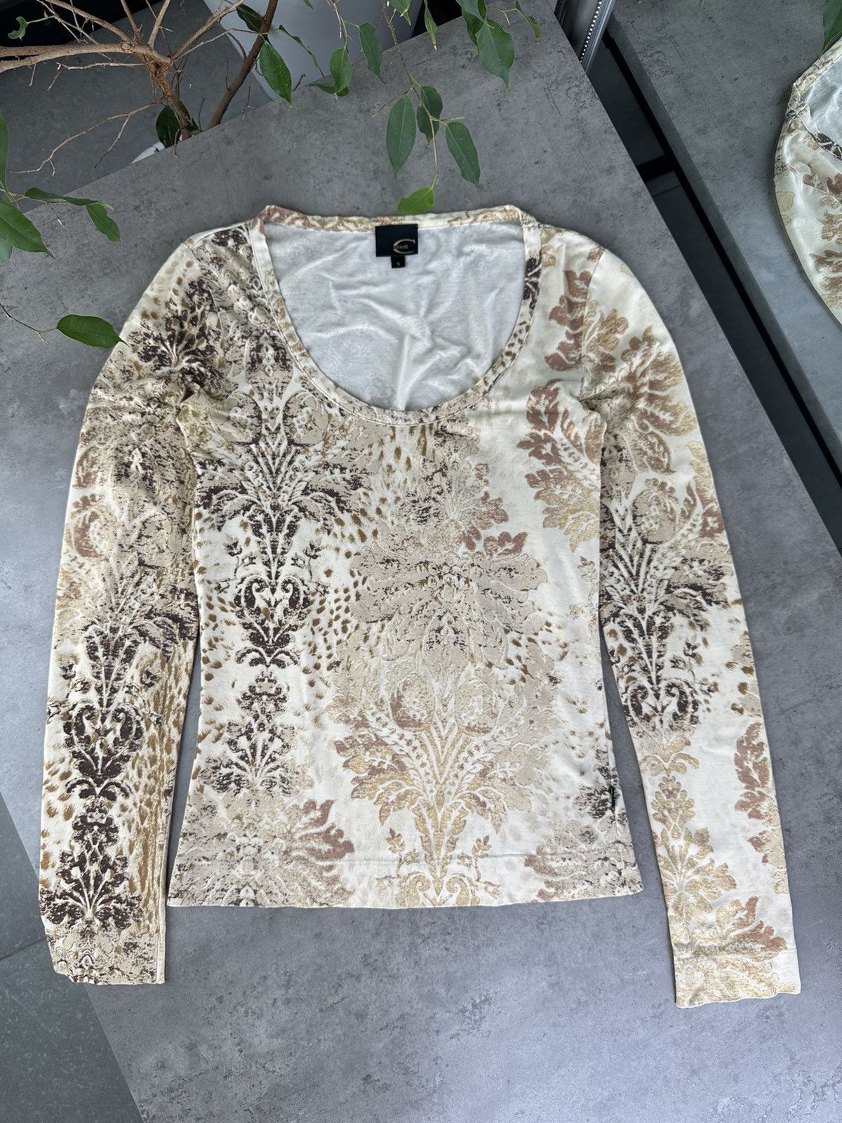 Just Cavalli Just Cavalli Printed Long Sleeve Size S / US 4 / IT 40 - 1 Thumbnail