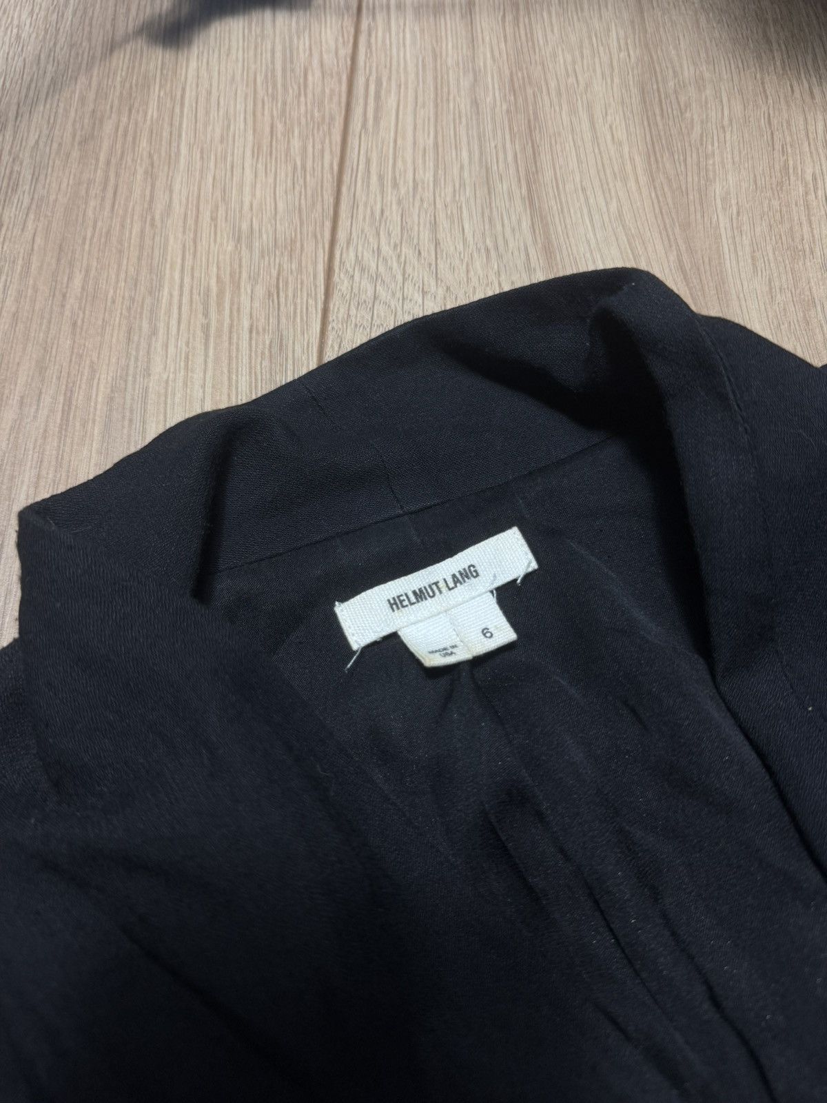 Helmut Lang Vintage Luxery Helmut Lang Desinger Black Night Blazer Size M / US 6-8 / IT 42-44 - 3 Thumbnail