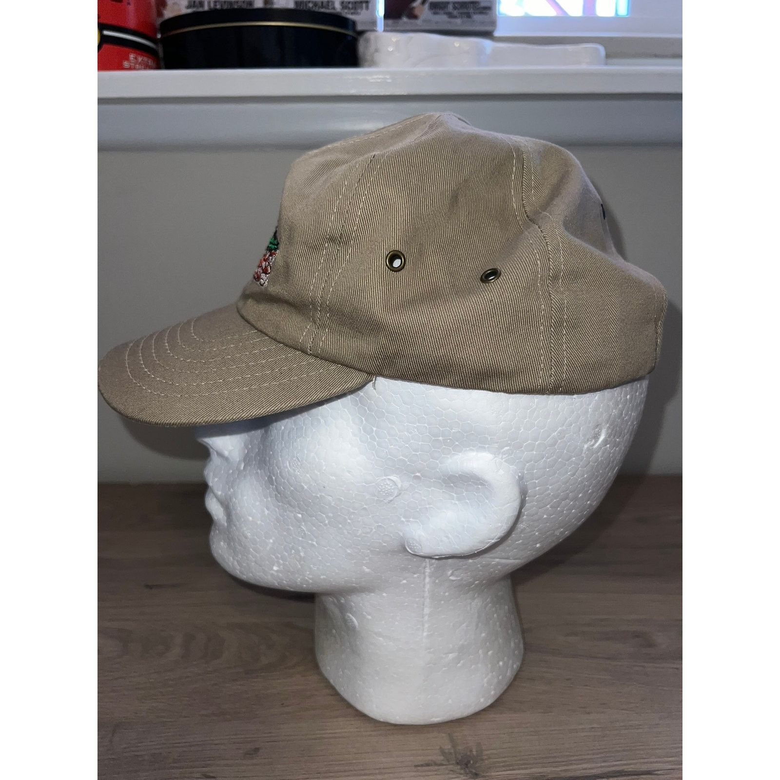 Designer Walker's Point Hat Wisconsin Graphic Brown Cap Headwear OS Size ONE SIZE - 4 Thumbnail