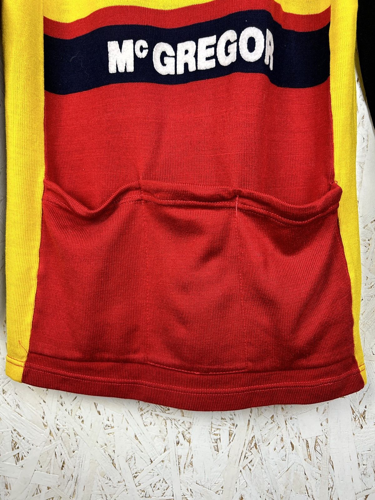 Vintage 70s Campagnolo TI Raleigh Mcgregor Retro Cycling Jersey Size US L / EU 52-54 / 3 - 7 Thumbnail
