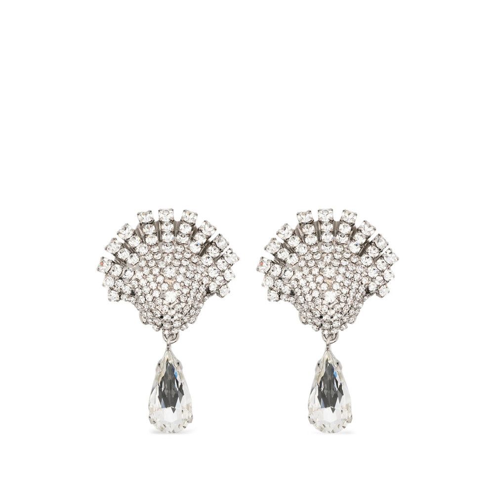 Alessandra Rich Alessandra Rich SILVER Earrings Size ONE SIZE - 1 Thumbnail