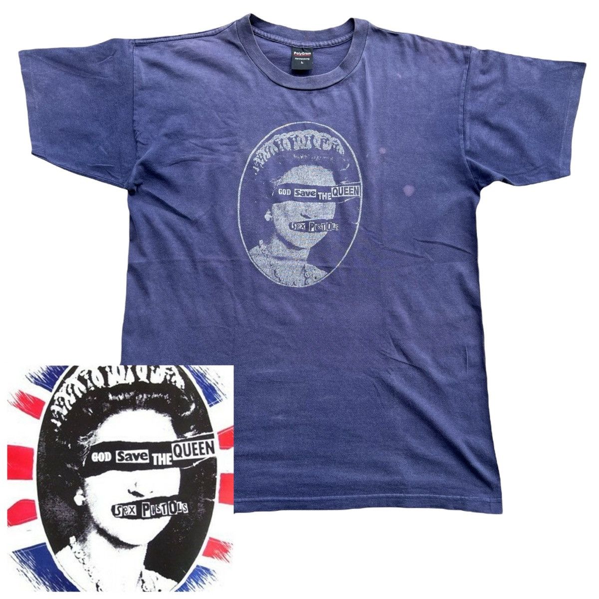 Band Tees 🔥Crazy Rare 90’s God Save The Queen Sex Pistols Band T-shirt Size US L / EU 52-54 / 3 - 1 Thumbnail