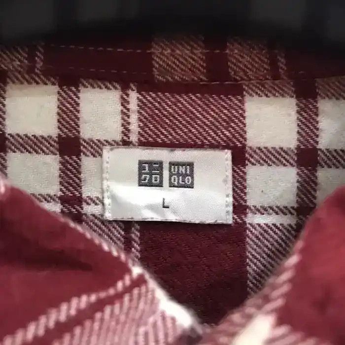 Flannel Japanese Brand Uniqlo Plaid Tartan Flannel Shirt Size US L / EU 52-54 / 3 - 4 Thumbnail