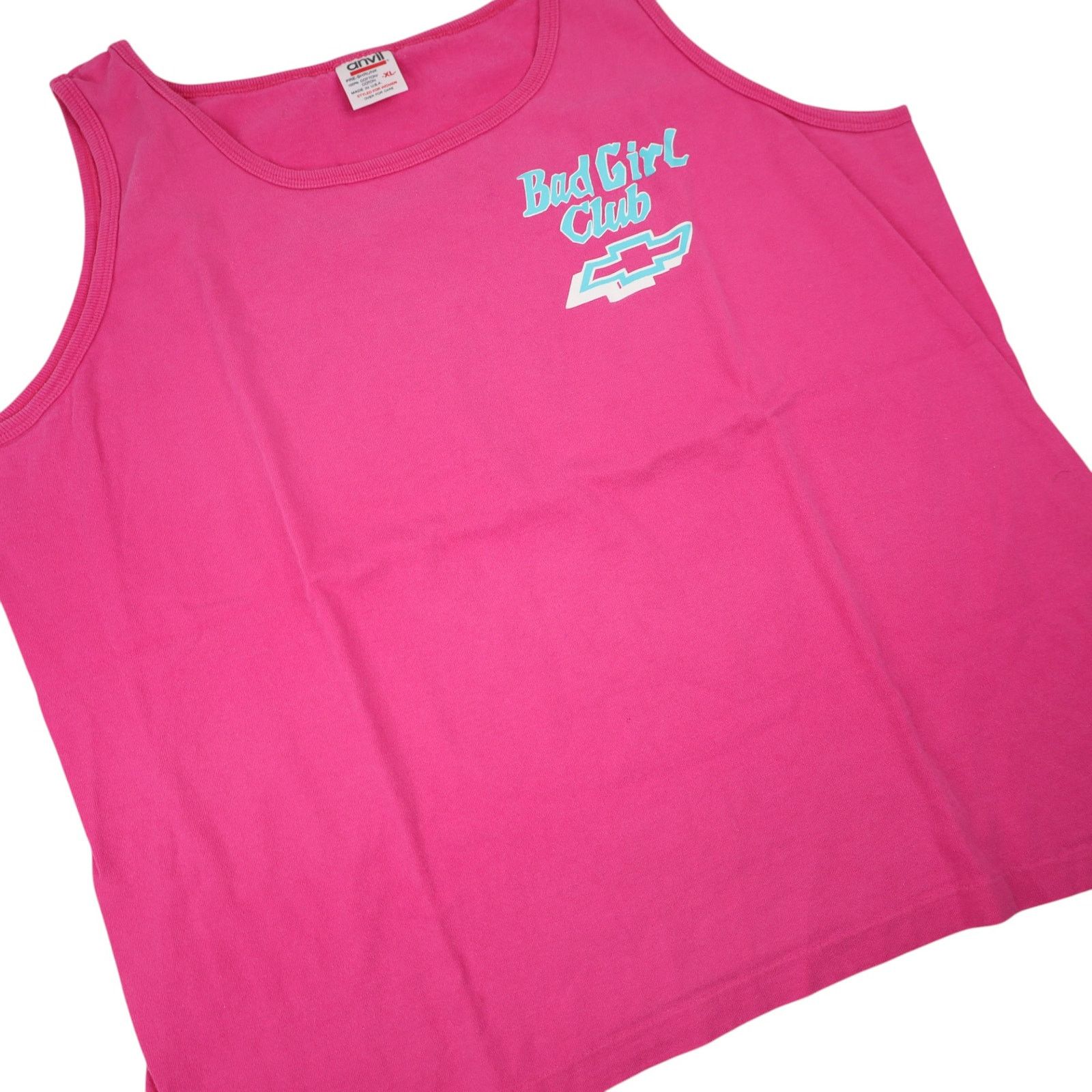 Chevrolet × Vintage Vintage Chevy "Bad Girl Club" Graphic Tank Top Size XL / US 12-14 / IT 48-50 - 3 Thumbnail