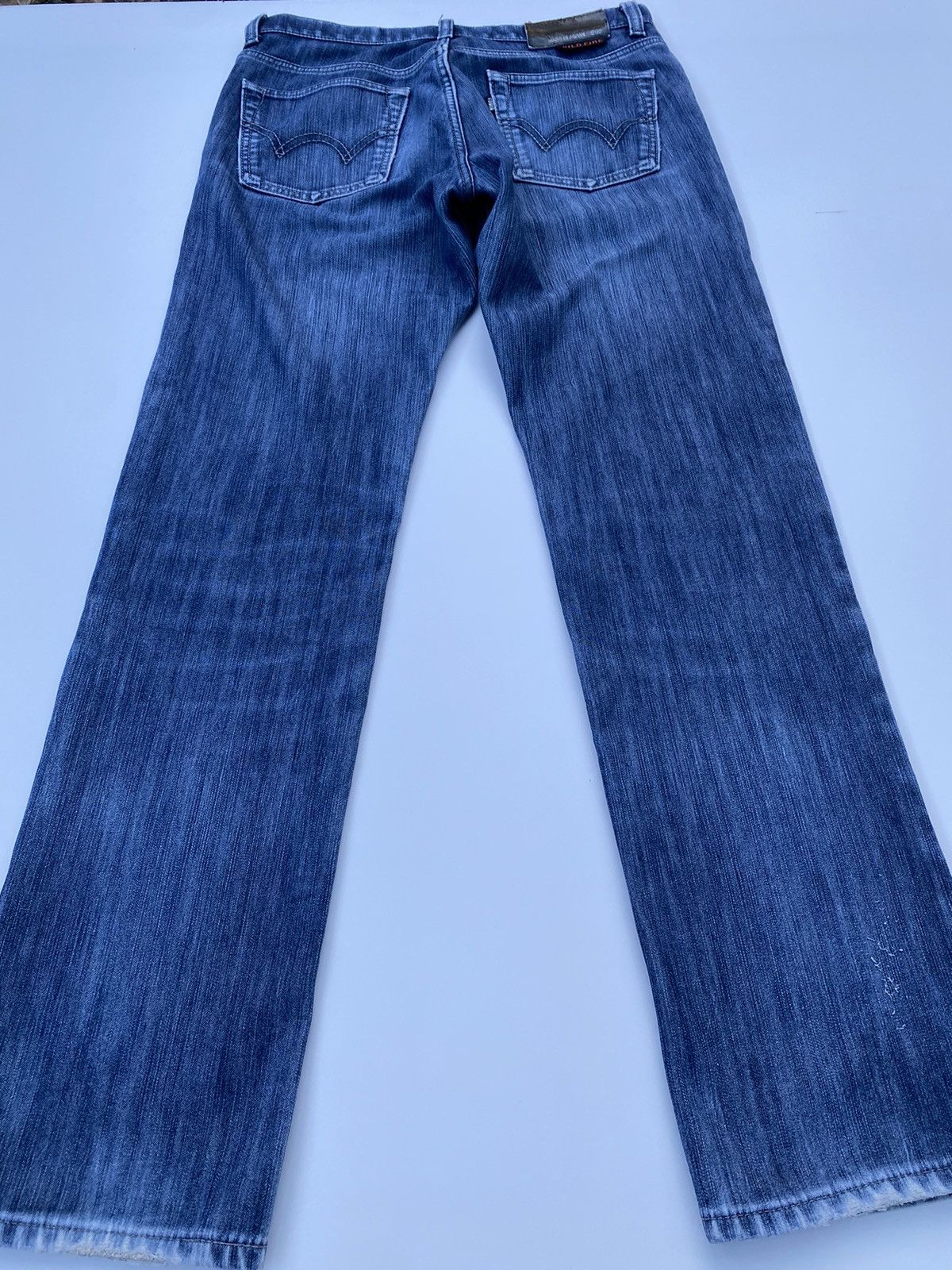 Edwin × Vintage Vintage Edwin Blue Distressed Denim Size US 33 - 3 Thumbnail