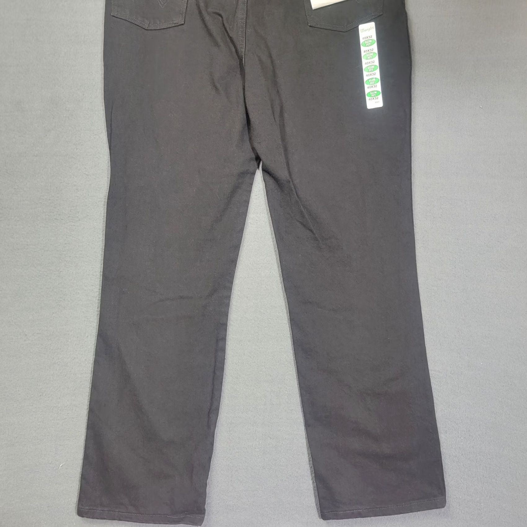 Wrangler Wrangler Cowboy Cut Jeans 40x30 Slim Bootcut Black Denim 936WBK Mens Regular 5-Pocket Comfort Rise Mid 40 Waist Inseam 30 Mens Jeans Black Size US 40 / EU 56 - 7 Thumbnail