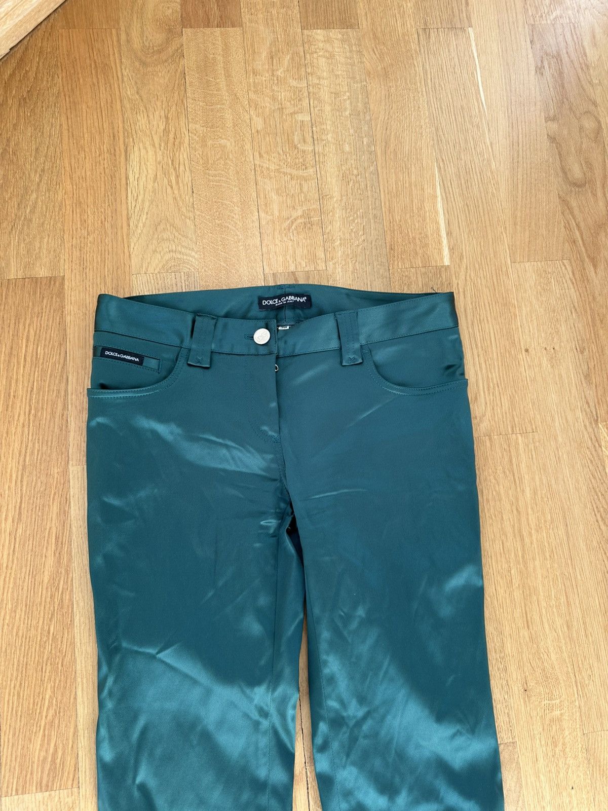 Dolce & Gabbana Women’s Dolce Gabbana Silk Pants 38 IT Size 26" / US 2 / IT 38 - 4 Thumbnail