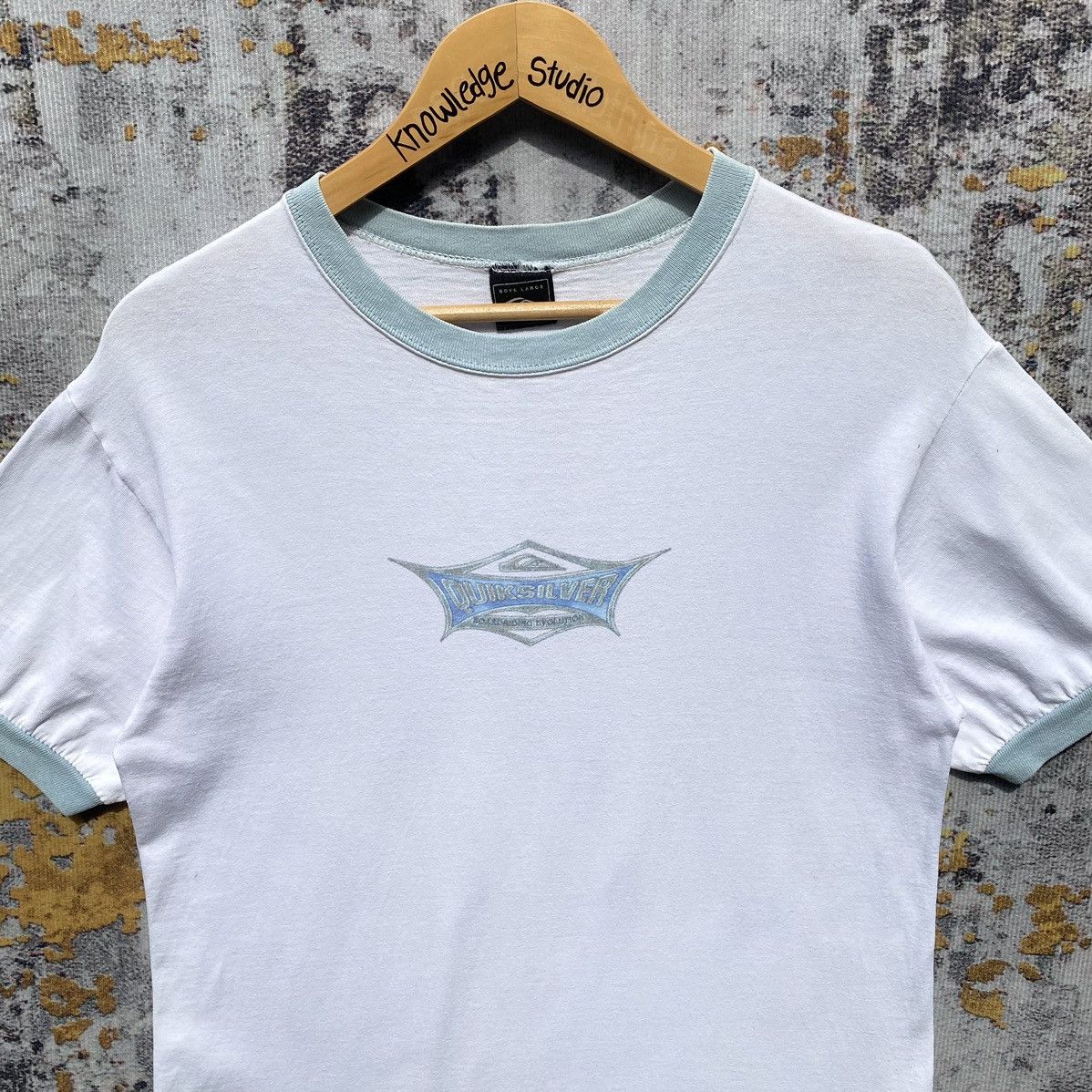 Quiksilver Vintage Quiksilver Boardriding Evolution Ringger Shirt Size US S / EU 44-46 / 1 - 5 Thumbnail