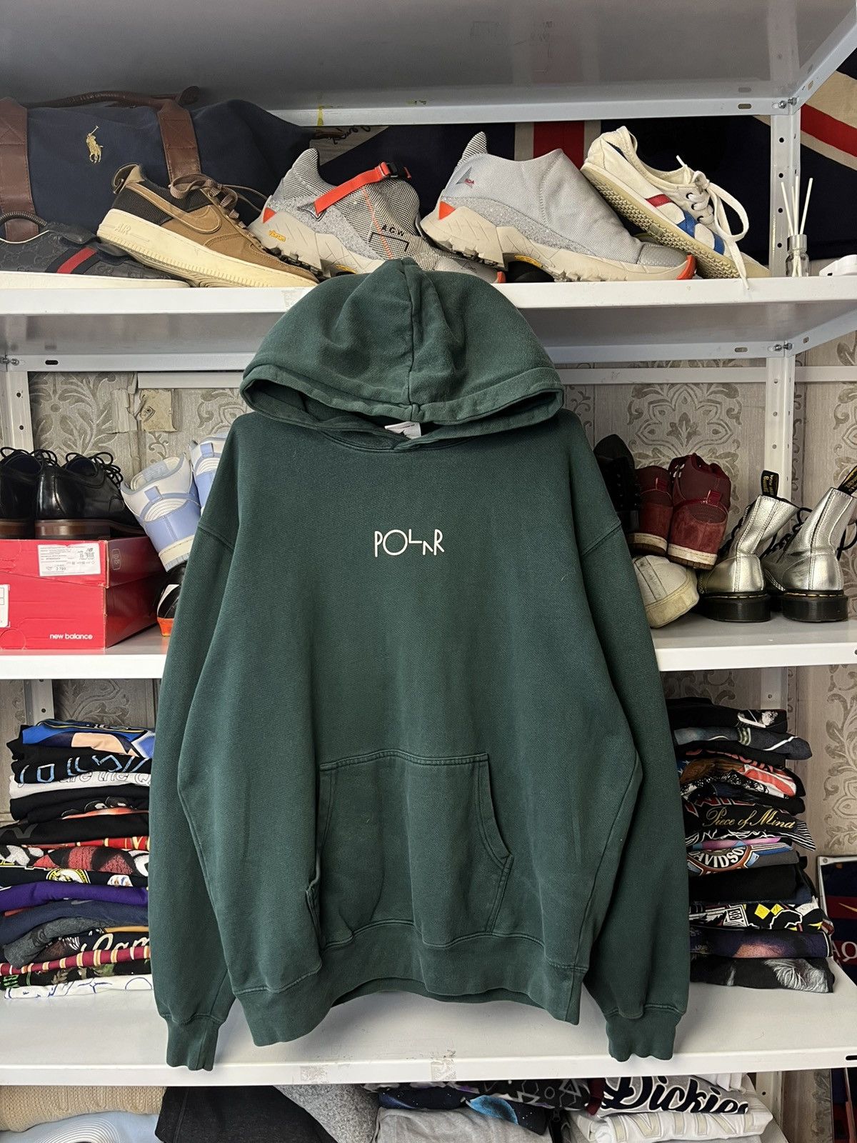 Polar Skate Co. Polar Skate Co Logo Grey Hoodie Size M Size US M / EU 48-50 / 2 - 17 Thumbnail