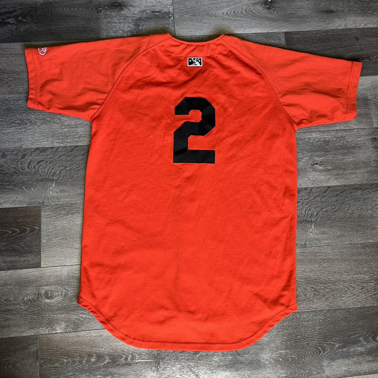 MLB Vintage 2000s Baltimore Orioles Rawlings Baseball Jersey #2 Size US L / EU 52-54 / 3 - 2 Thumbnail