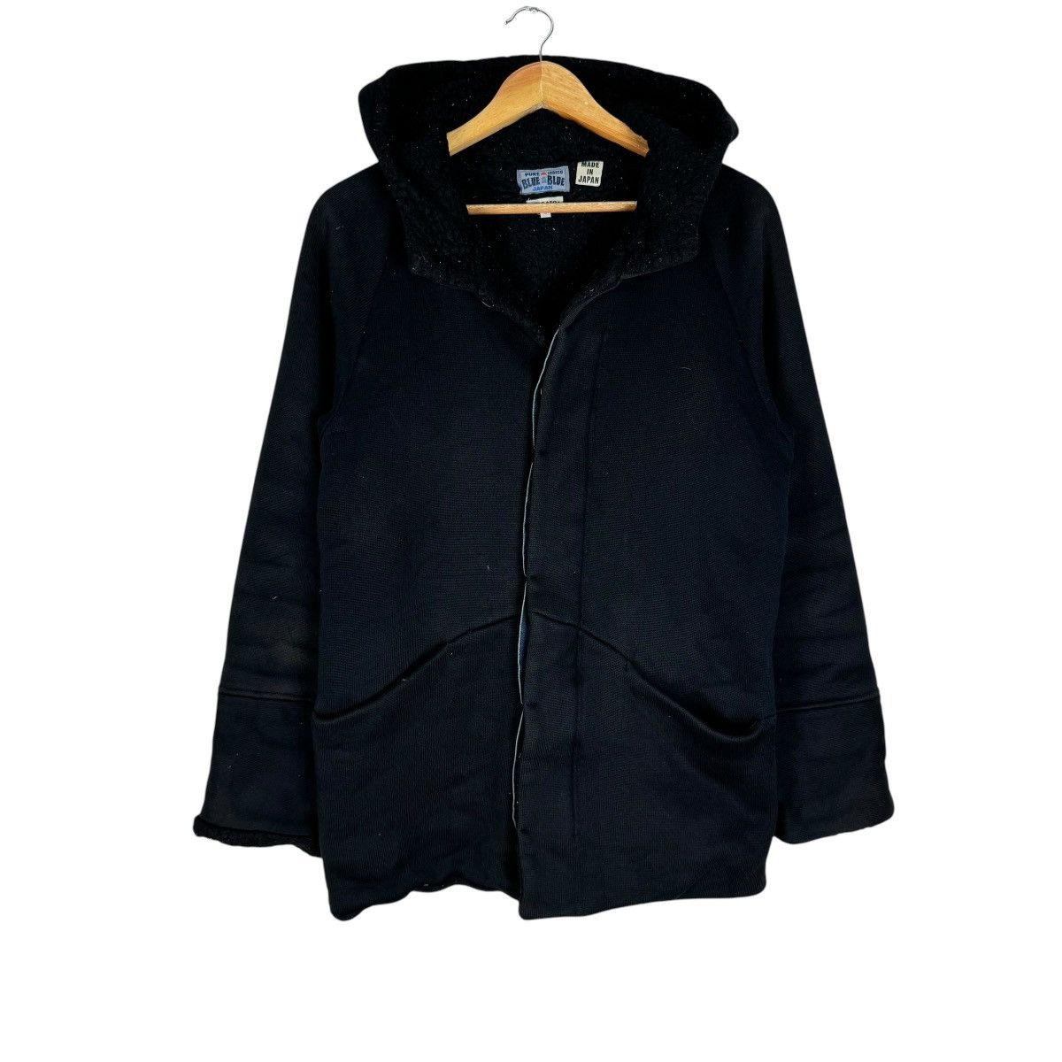 Blue Blue Japan × HOLLYWOOD RANCH MARKET × Japanese Brand 🌟BLUE BLUE JAPAN HOODIE SHERPA JACKET Size US L / EU 52-54 / 3 - 4 Thumbnail