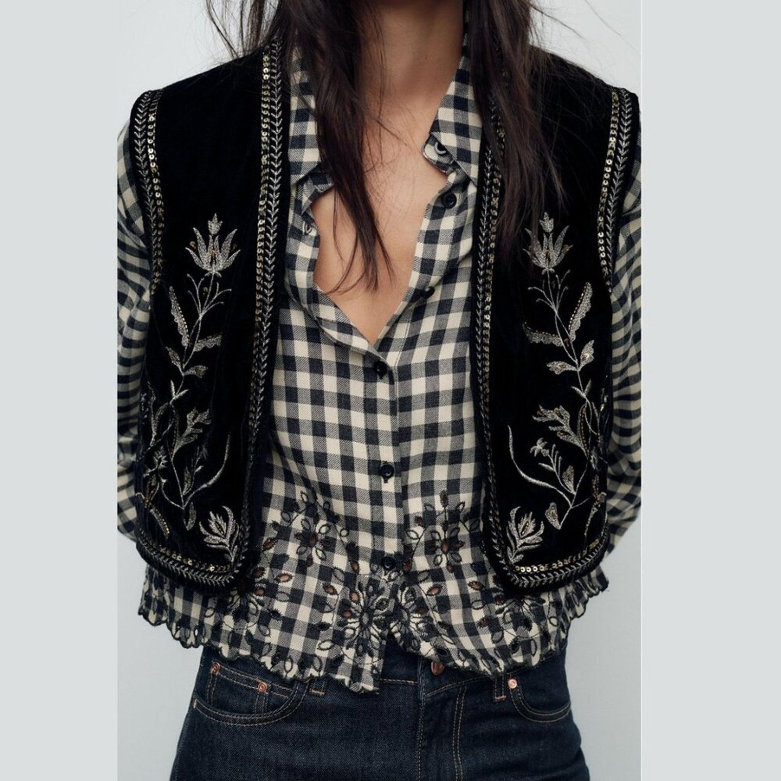 Zara RARE!!! ZARA Open Front Vest NWT Size S / US 4 / IT 40 - 2 Thumbnail