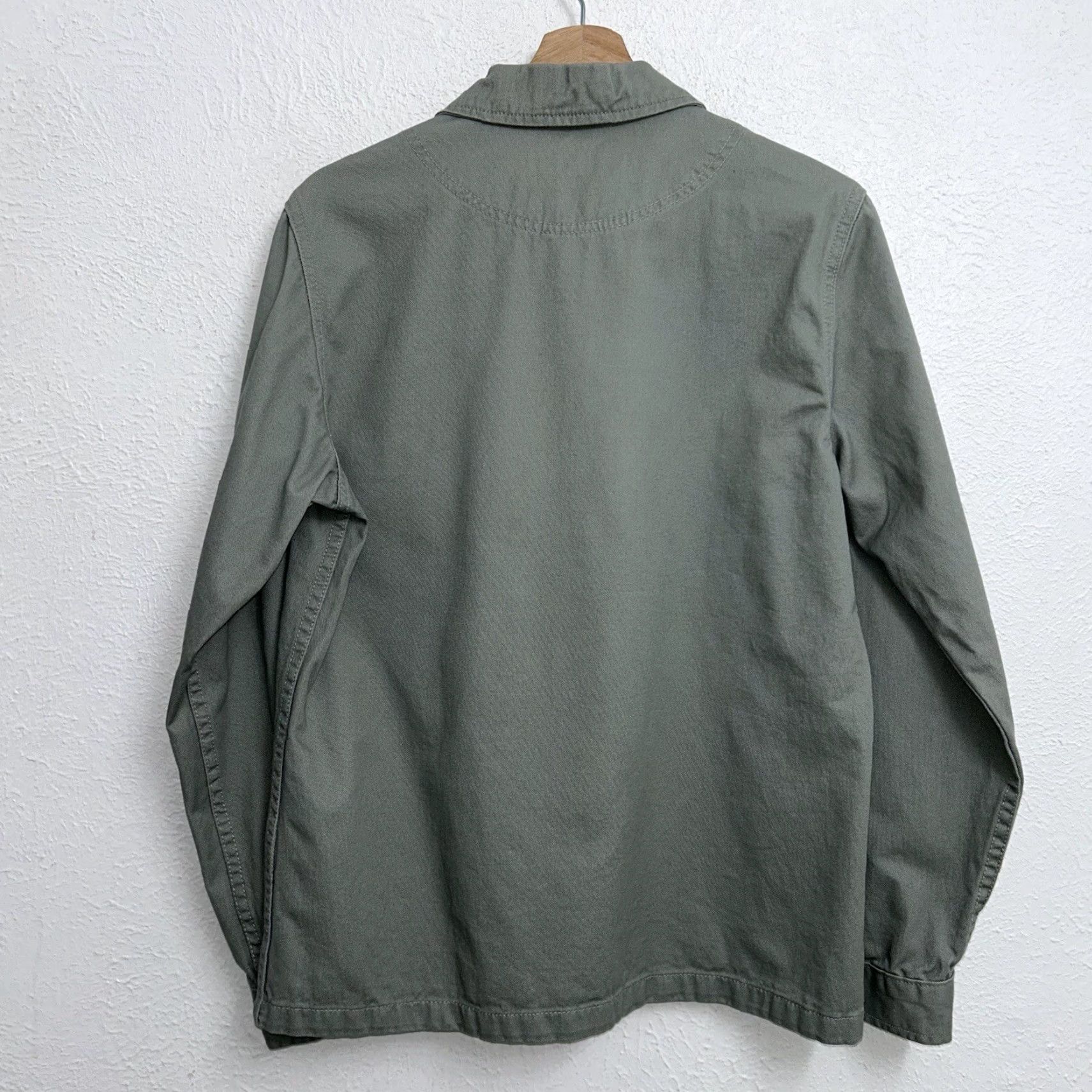 Vintage Scent By London Sanforized Military Green Button Jacket Men’s Large Size US L / EU 52-54 / 3 - 2 Thumbnail