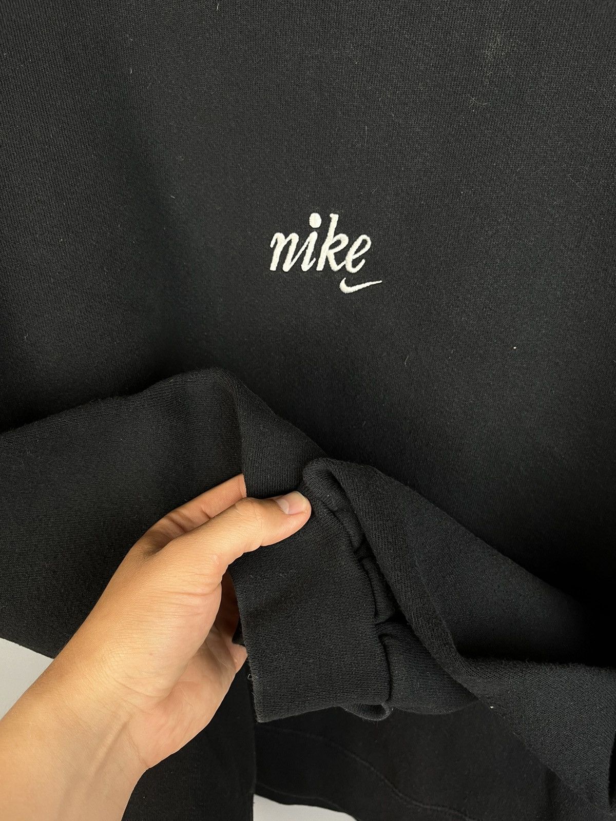 Nike Vintage 90s Nike Mid Logo Center Swoosh Check Sweater Size US M / EU 48-50 / 2 - 4 Thumbnail