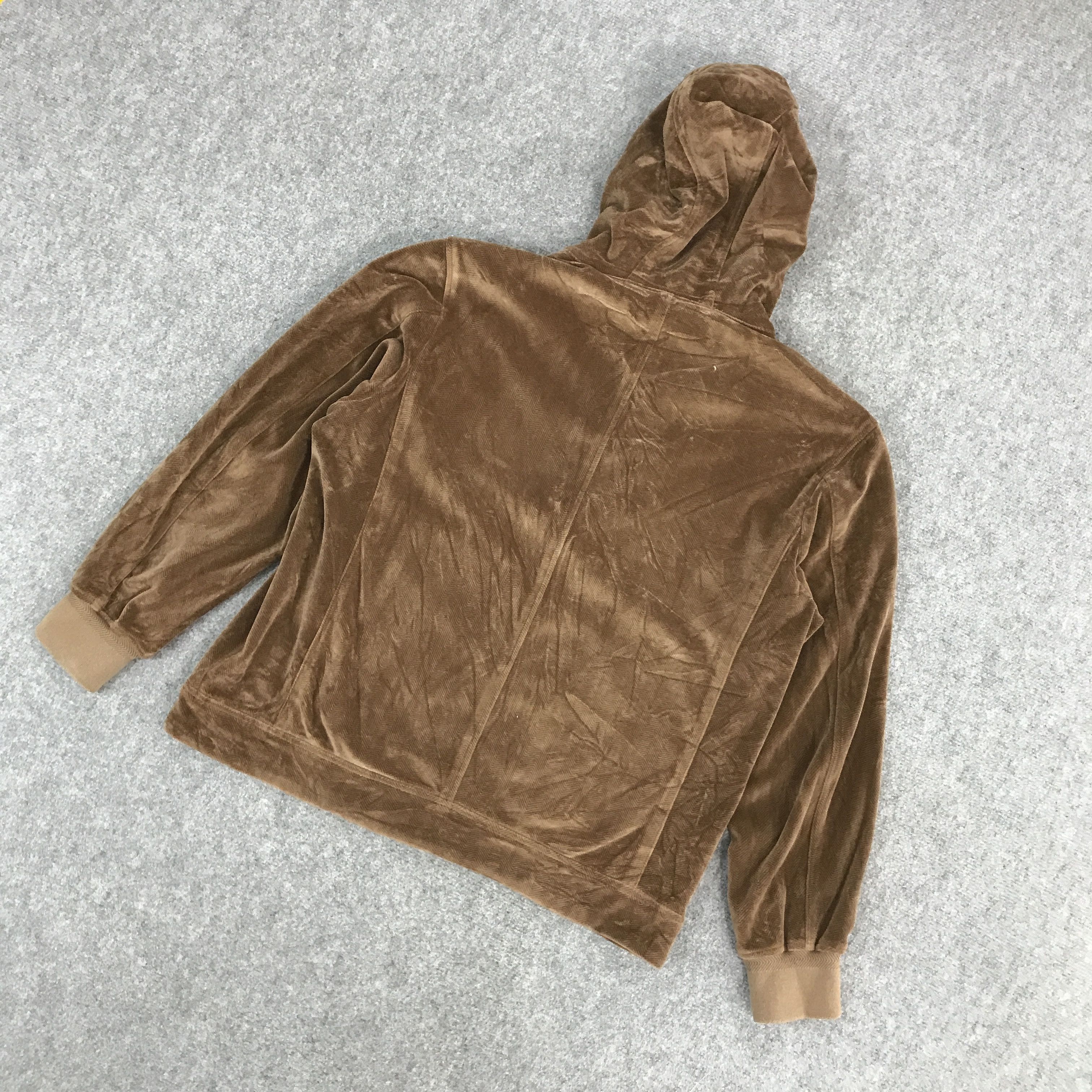 BIGI × Japanese Brand MENS BIGI VELVET HOODIES ZIPPER JACKET Size US XL / EU 56 / 4 - 6 Thumbnail