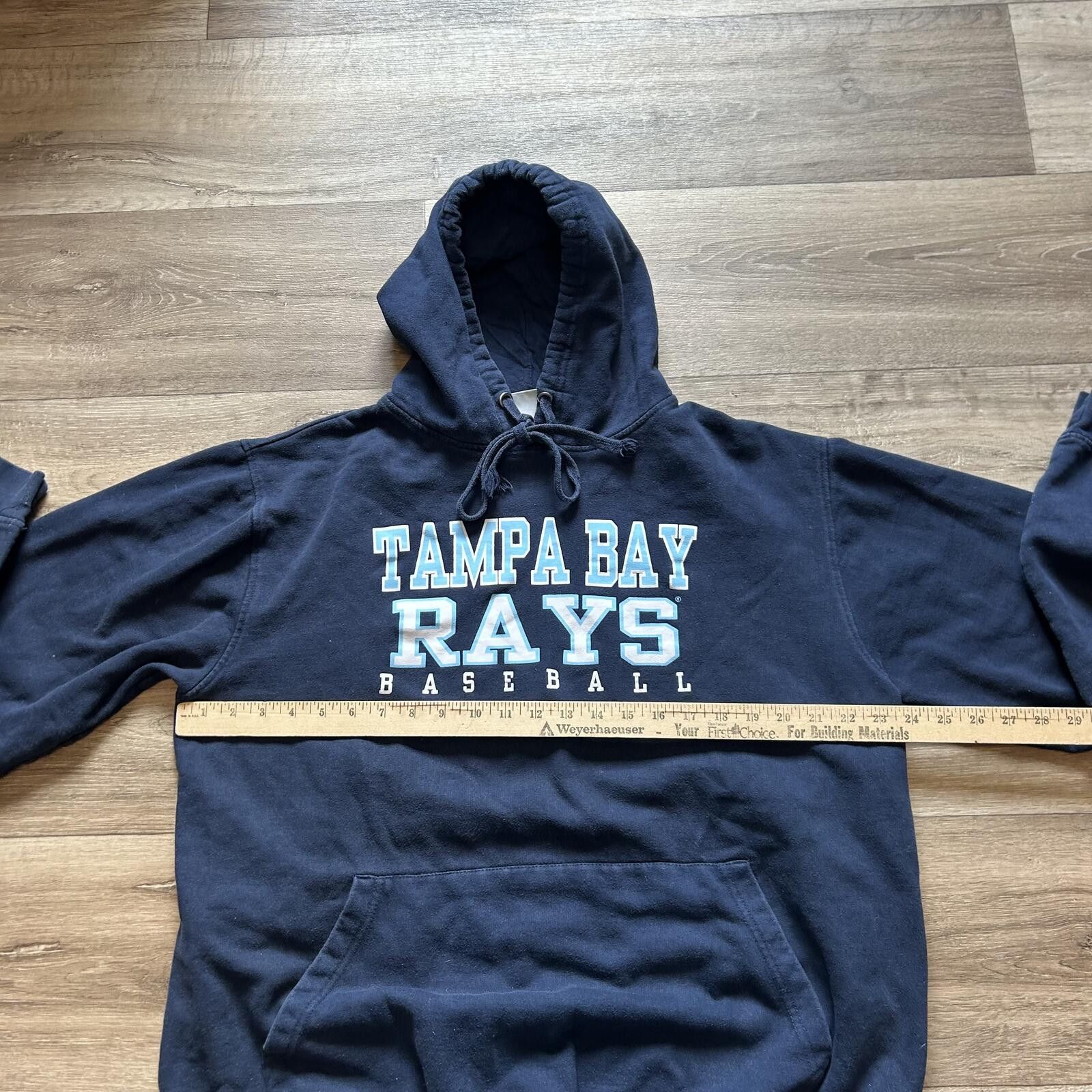 The Unbranded Brand Vintage y2k Tampa Bay Rays Baseball Hoodie Sweatshirt XL Size US L / EU 52-54 / 3 - 5 Thumbnail