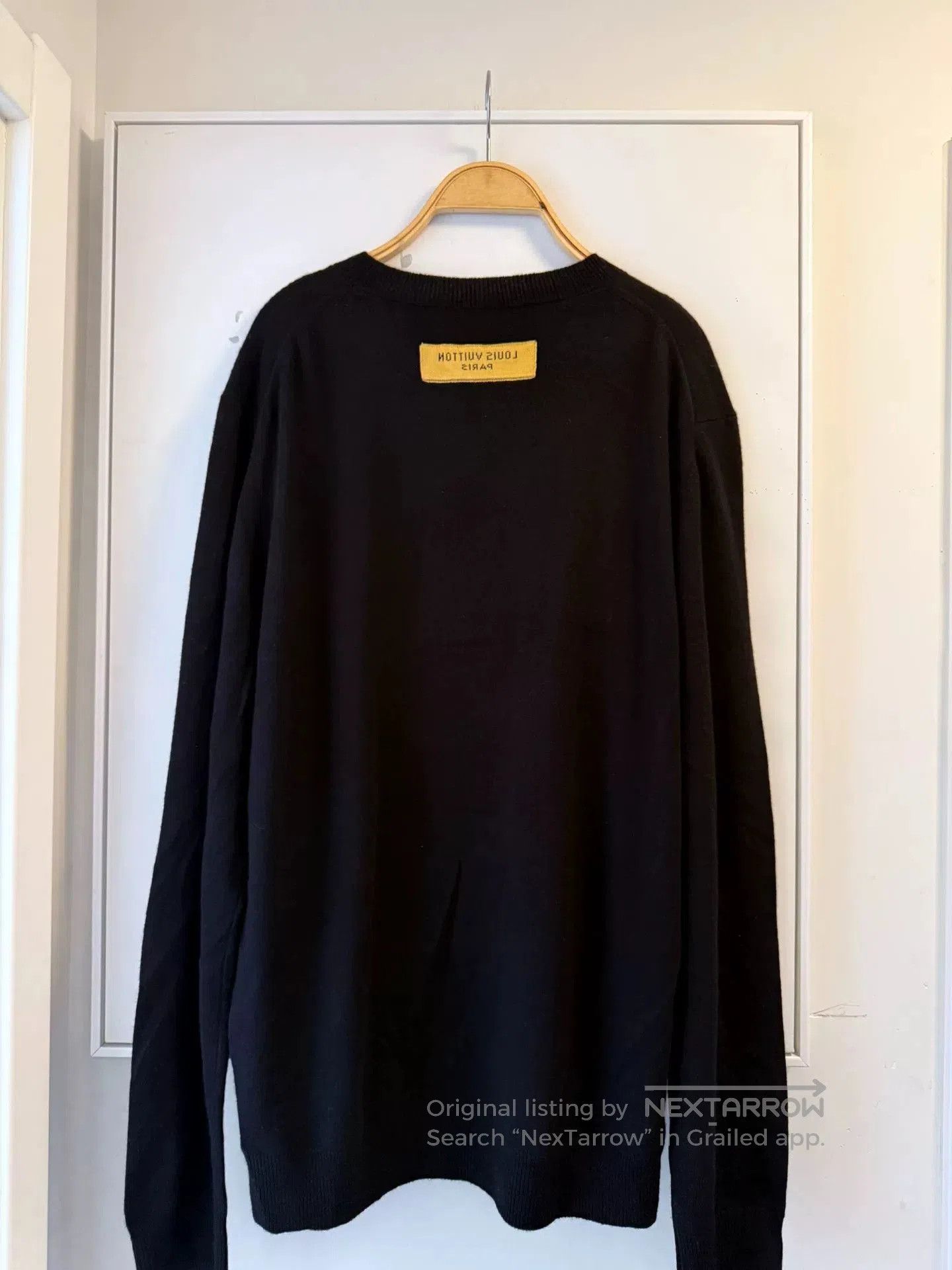 Louis Vuitton Louis Vuitton Black Cashmere Knit Sweater. Size US XL / EU 56 / 4 - 3 Thumbnail