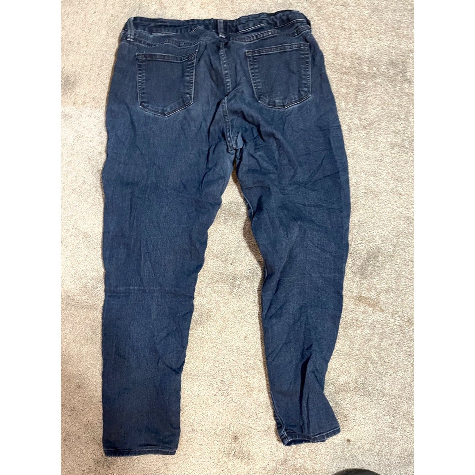 Vintage VINTAGE JUST BLACK Womens Jeans Skinny High Rise Cotton Stretch Size 32 Blue US Made Size 24" / US 00 / IT 34 - 3 Thumbnail