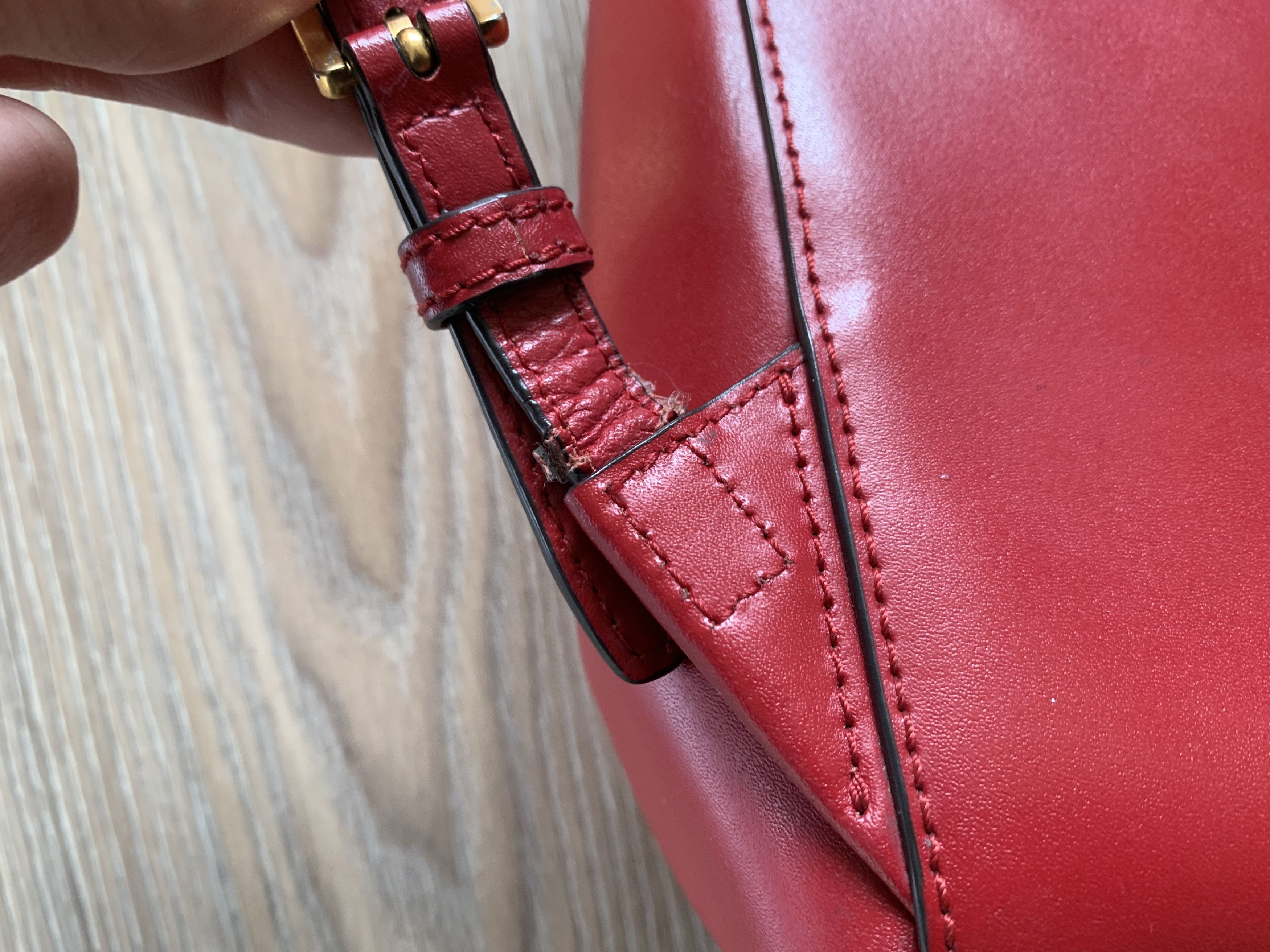 Michael Kors Michael Kors Red Leather Mindy Backpack Size ONE SIZE - 13 Thumbnail