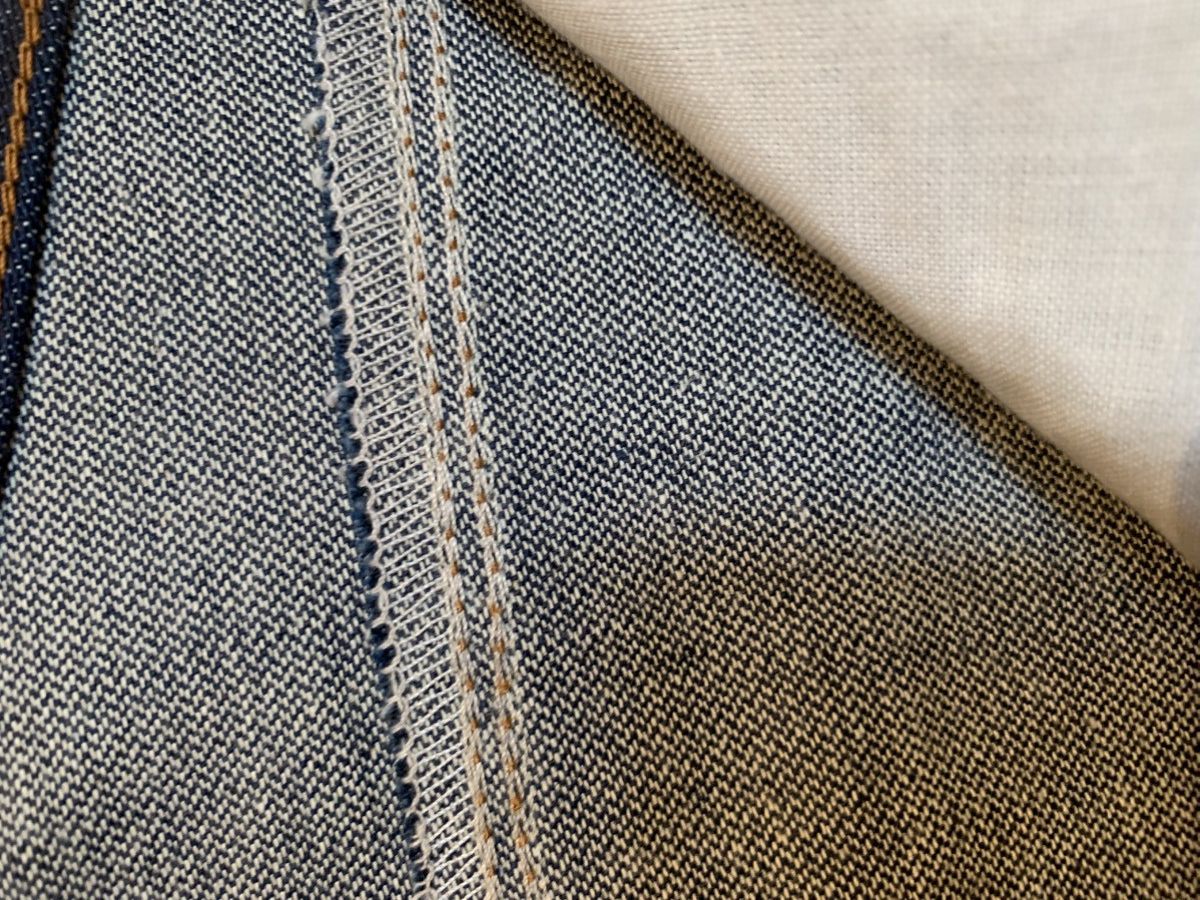 April 77 *RARE* type NATION, broken twill jeans RAW Size US 31 - 6 Thumbnail