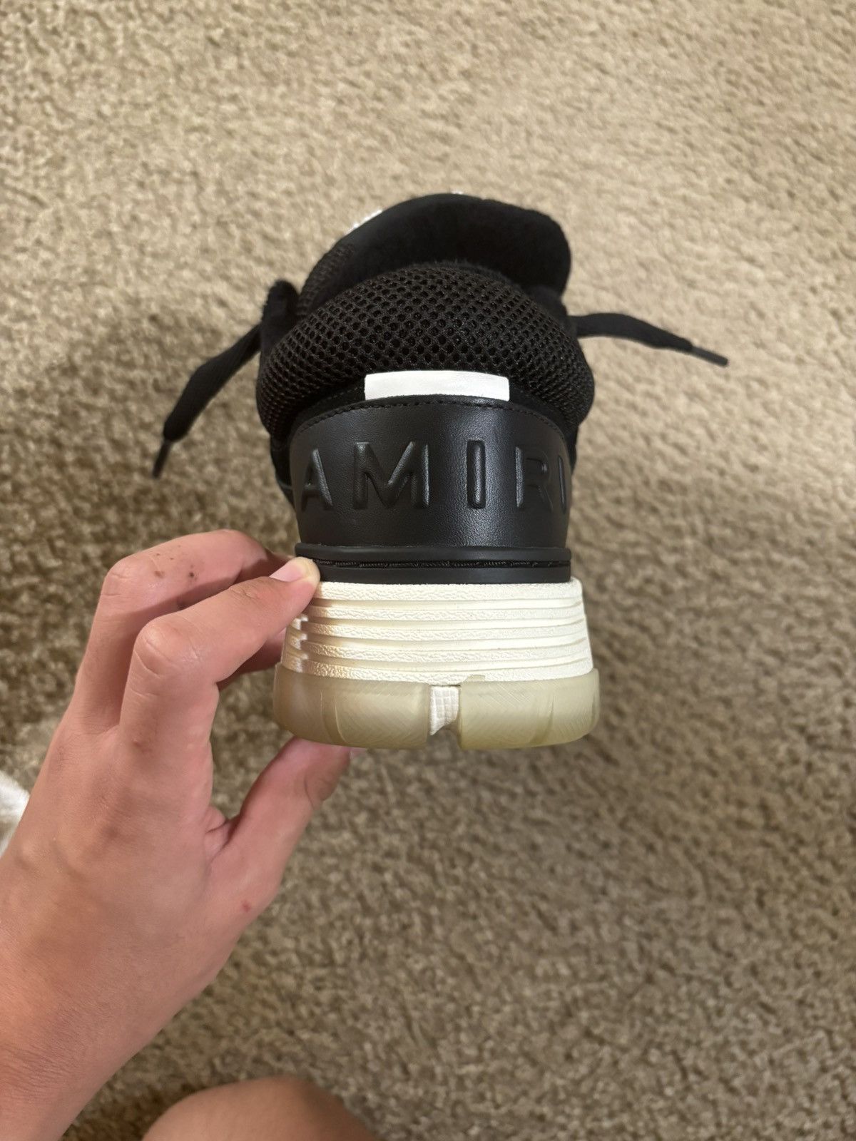 Amiri amiri ma-1 black white Size US 12 / EU 45 - 10 Thumbnail