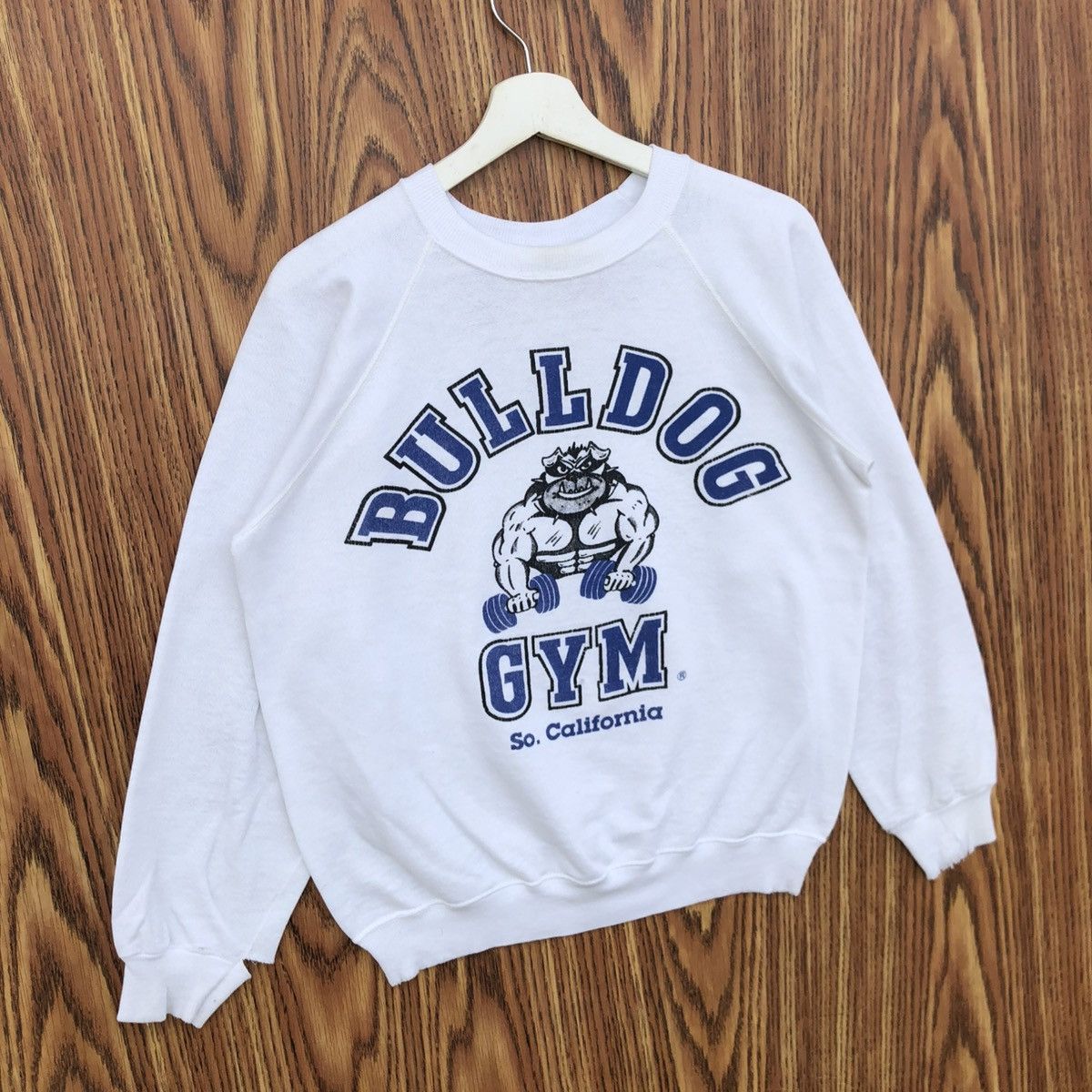 Vintage Vintage Bulldog Gym Sweatshirt Size US M / EU 48-50 / 2 - 2 Thumbnail