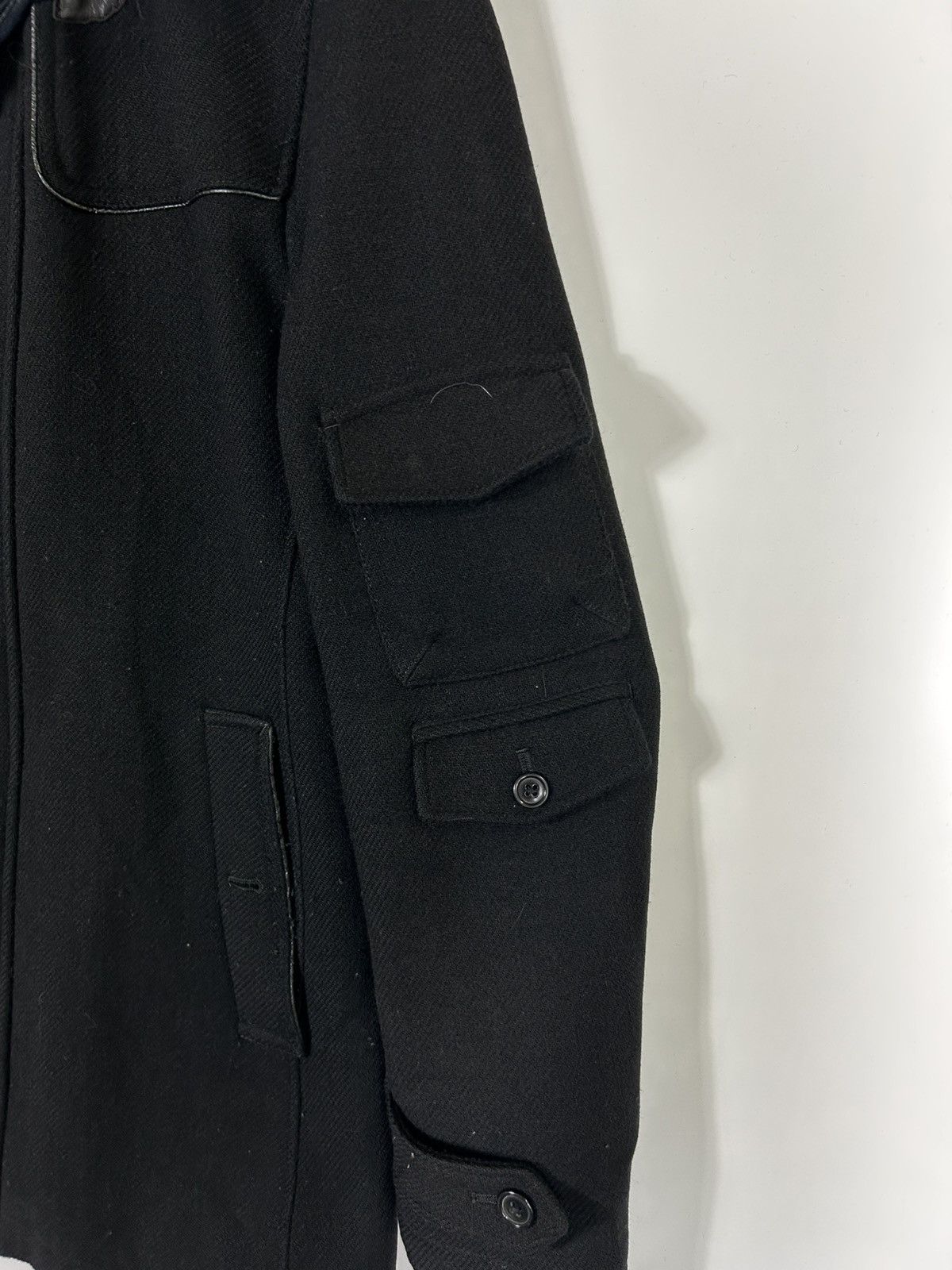 Katharine Hamnett London ⚡️Vintage Katherine Hamnett London Wool Hooded Jacket Size US M / EU 48-50 / 2 - 4 Thumbnail