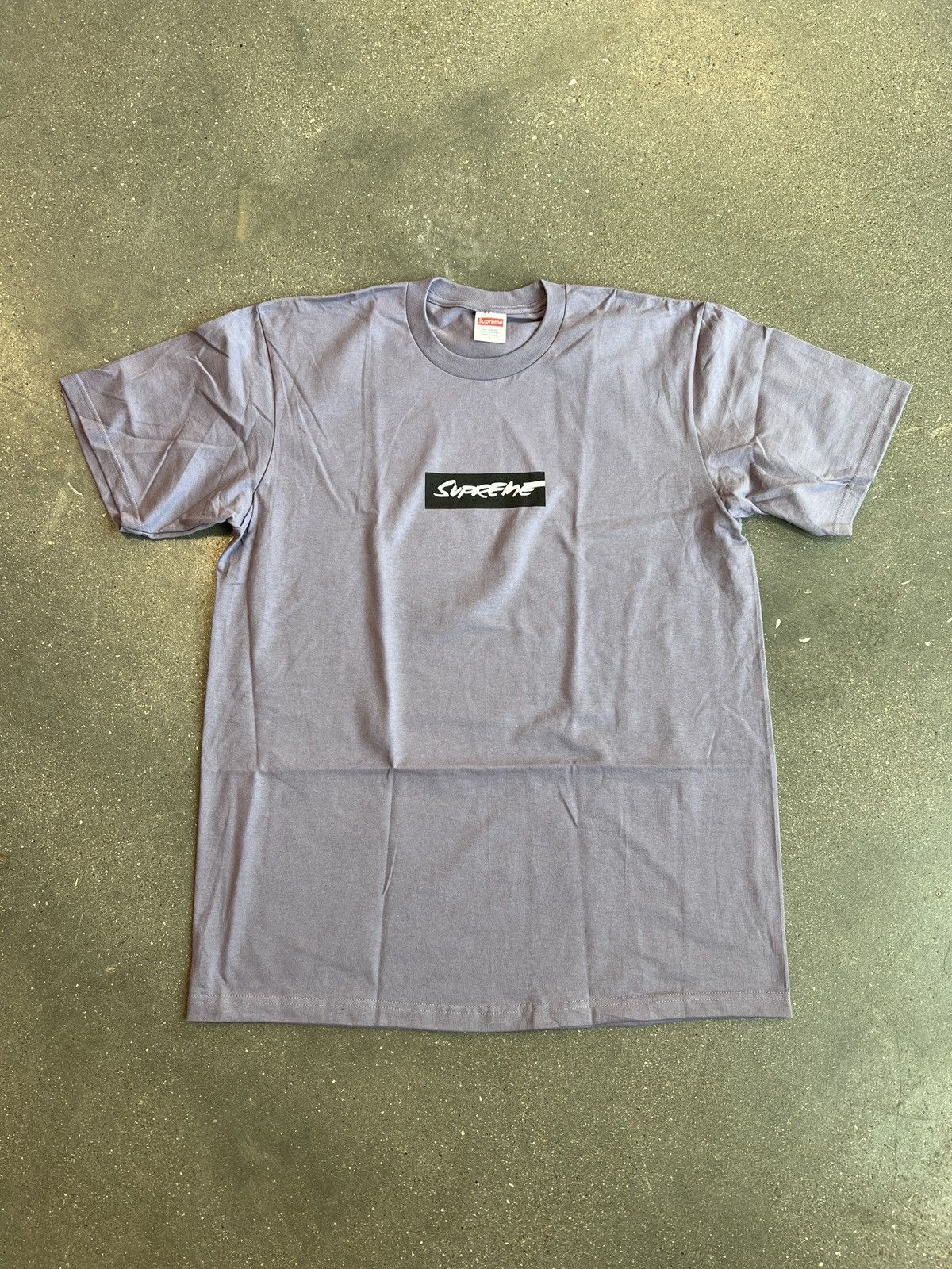 Supreme Supreme Futura Box Logo Tee Purple Size Large | Grailed